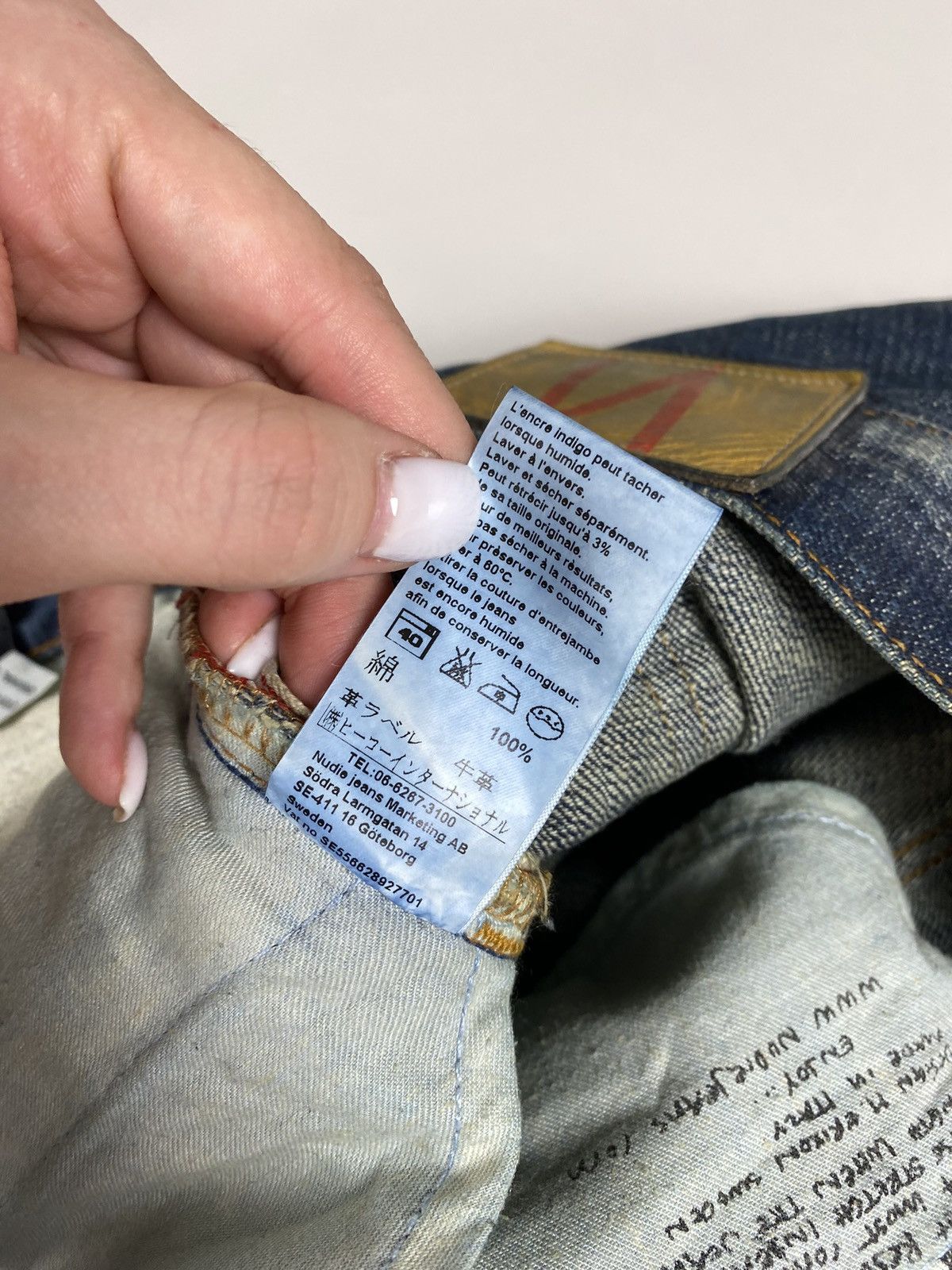 Nudie Jeans Nudie Jeans Co Even Steven Original Selvage Denim Jeans Size US 30 / EU 46 - 20 Thumbnail