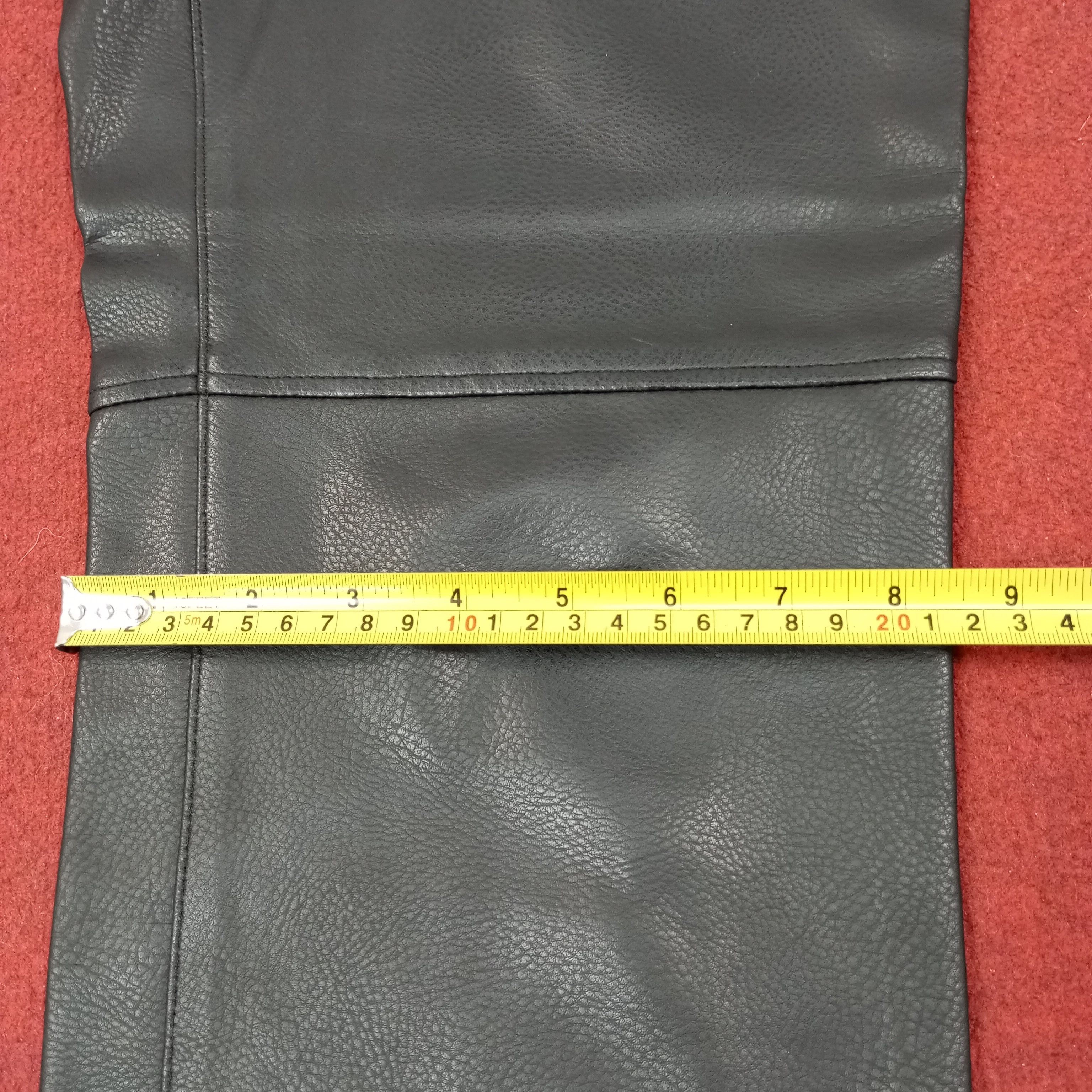 Marella Marella Tricot Fashion Style Leather Pants Size 28" / US 6 / IT 42 - 9 Thumbnail