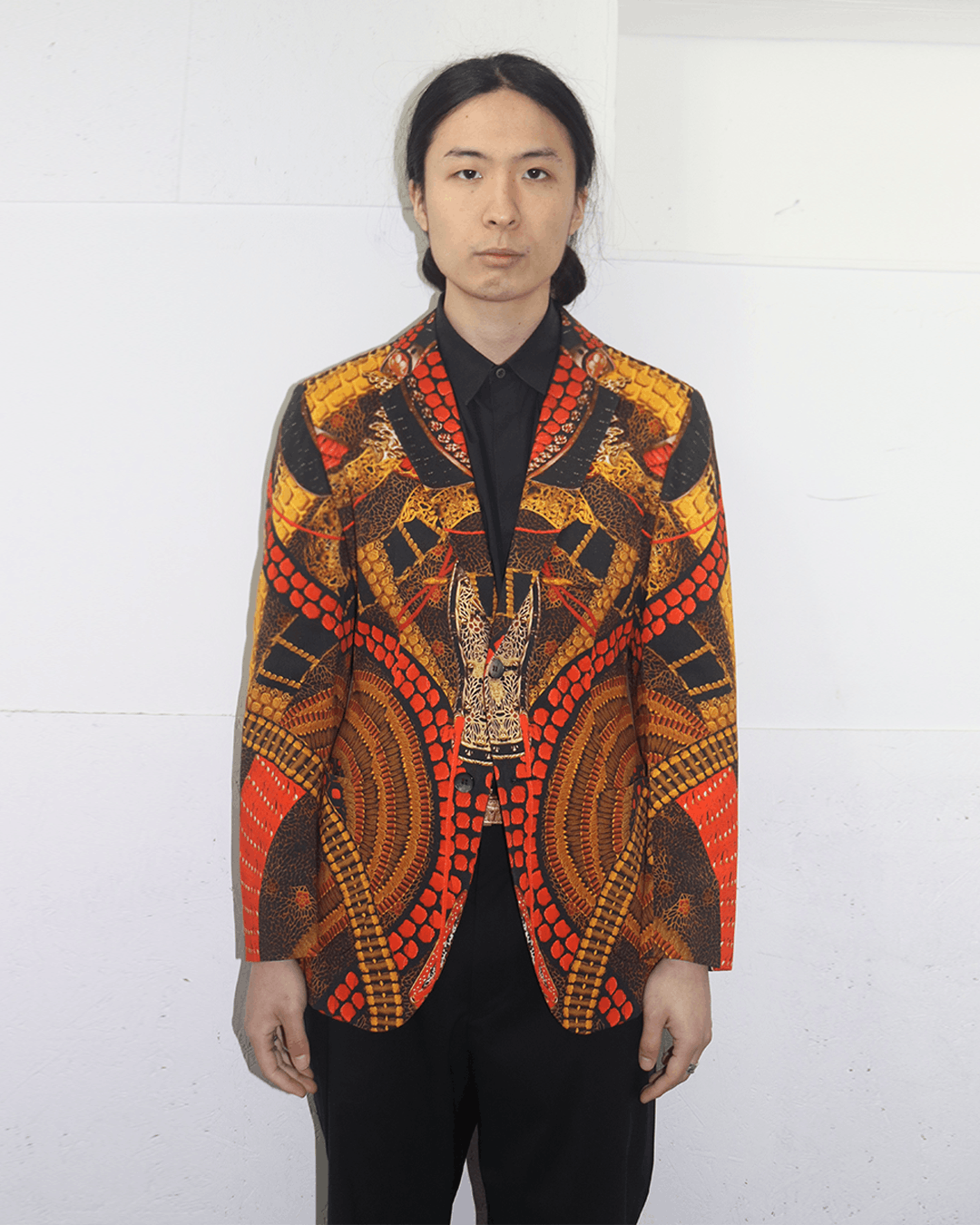 Alexander McQueen Alexander McQueen SS11 Printed Cotton Blazer Size 46S - 2 Thumbnail
