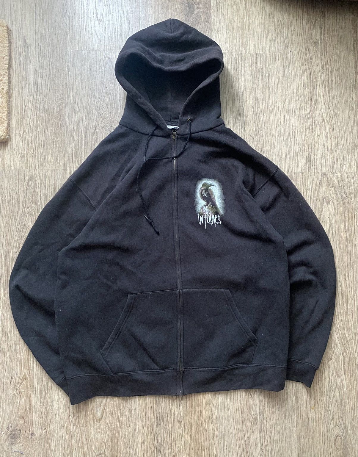 Band Tees Vintage hoodie In Flames band rock rare 2000 merch hoodie Size US XL / EU 56 / 4 - 3 Thumbnail