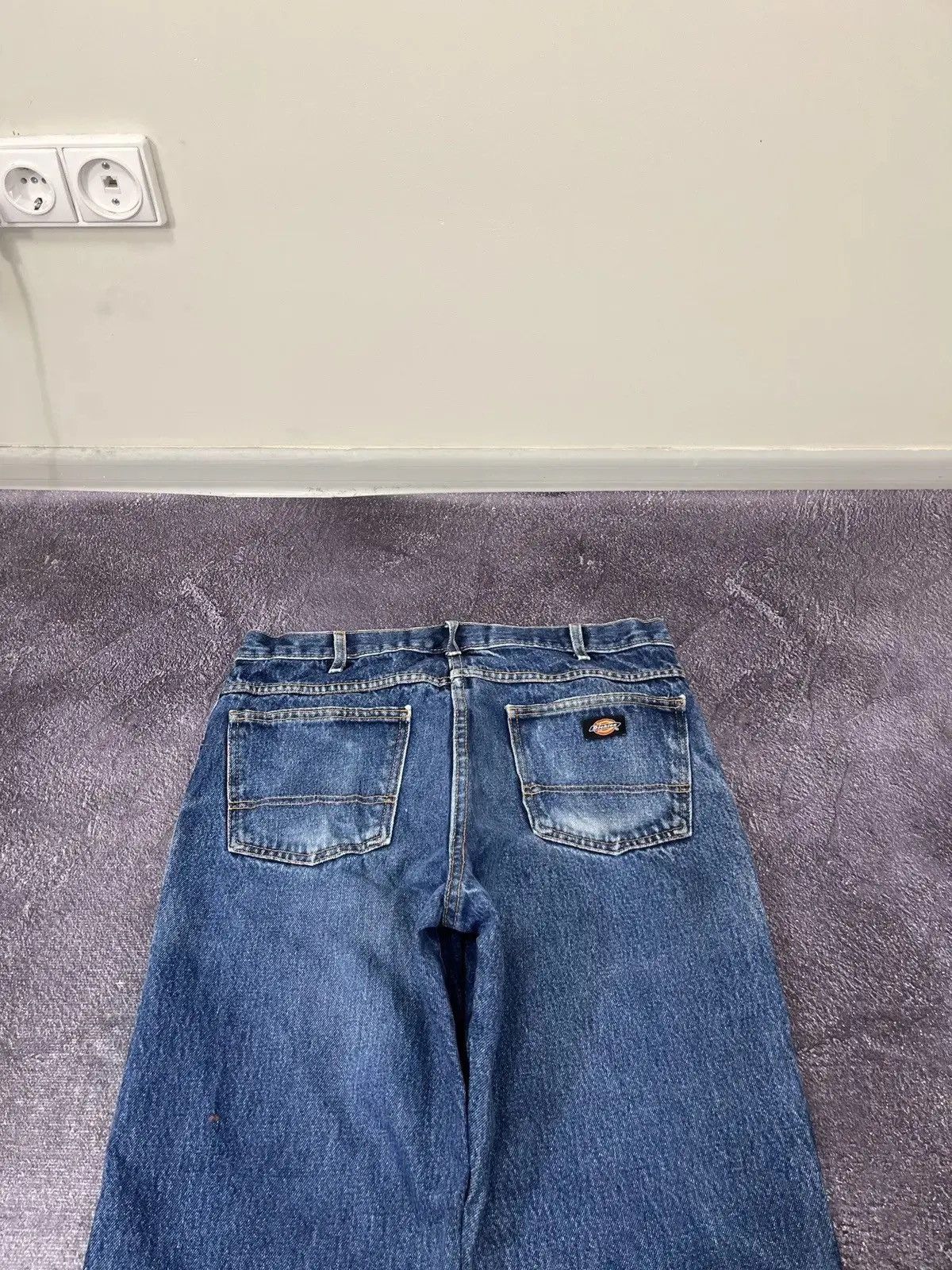 Dickies × Vintage Vintage Dickies Work Faded Blue Denim Hype Baggy Jeans Size US 36 / EU 52 - 4 Thumbnail