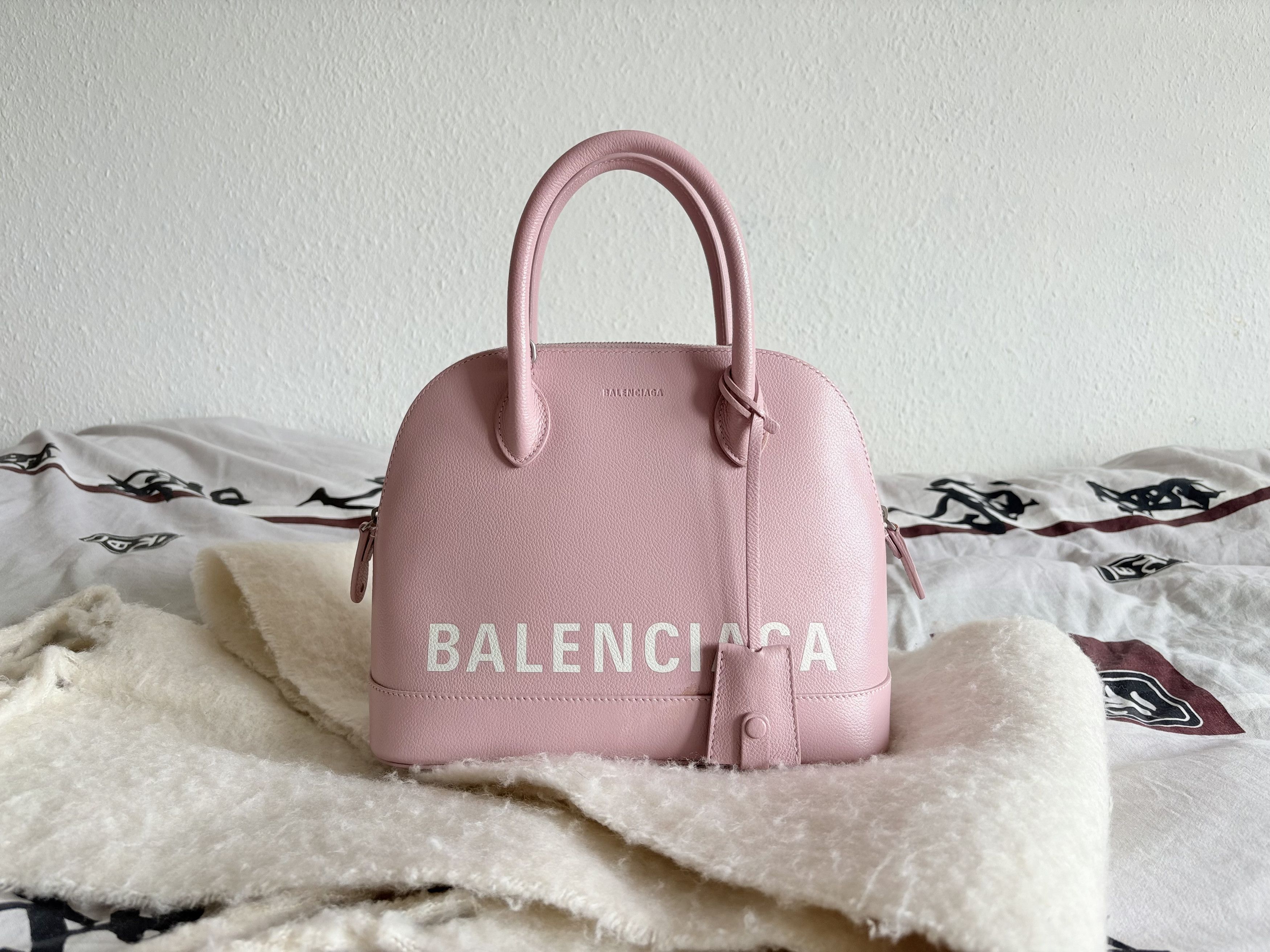 Ville top handle pony-style calfskin handbag