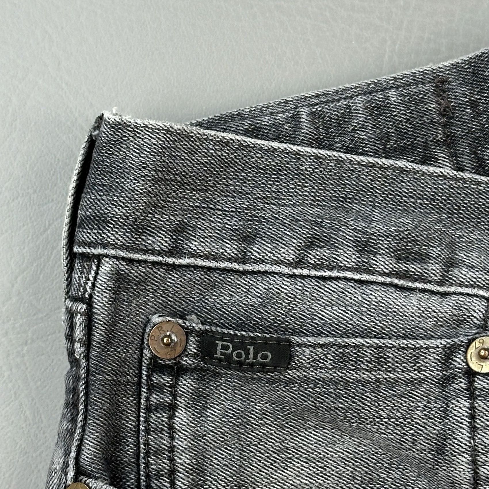 Polo Ralph Lauren Polo Ralph Lauren Jeans Mens 38x32 Charcoal Wash Sullivan Slim Distressed Casual Jeans Size US M / EU 48-50 / 2 - 7 Thumbnail