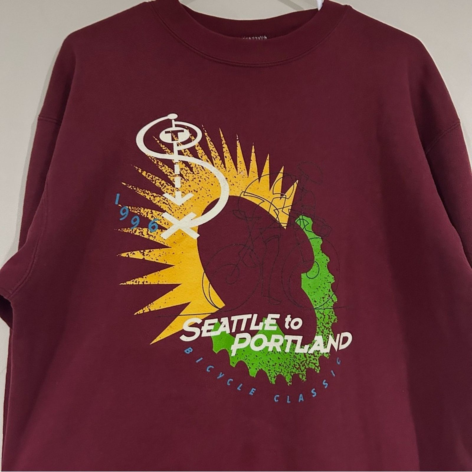 Other Vintage 1996 Seattle to Portland Bicycle Classic Sweater Size US L / EU 52-54 / 3 - 2 Thumbnail