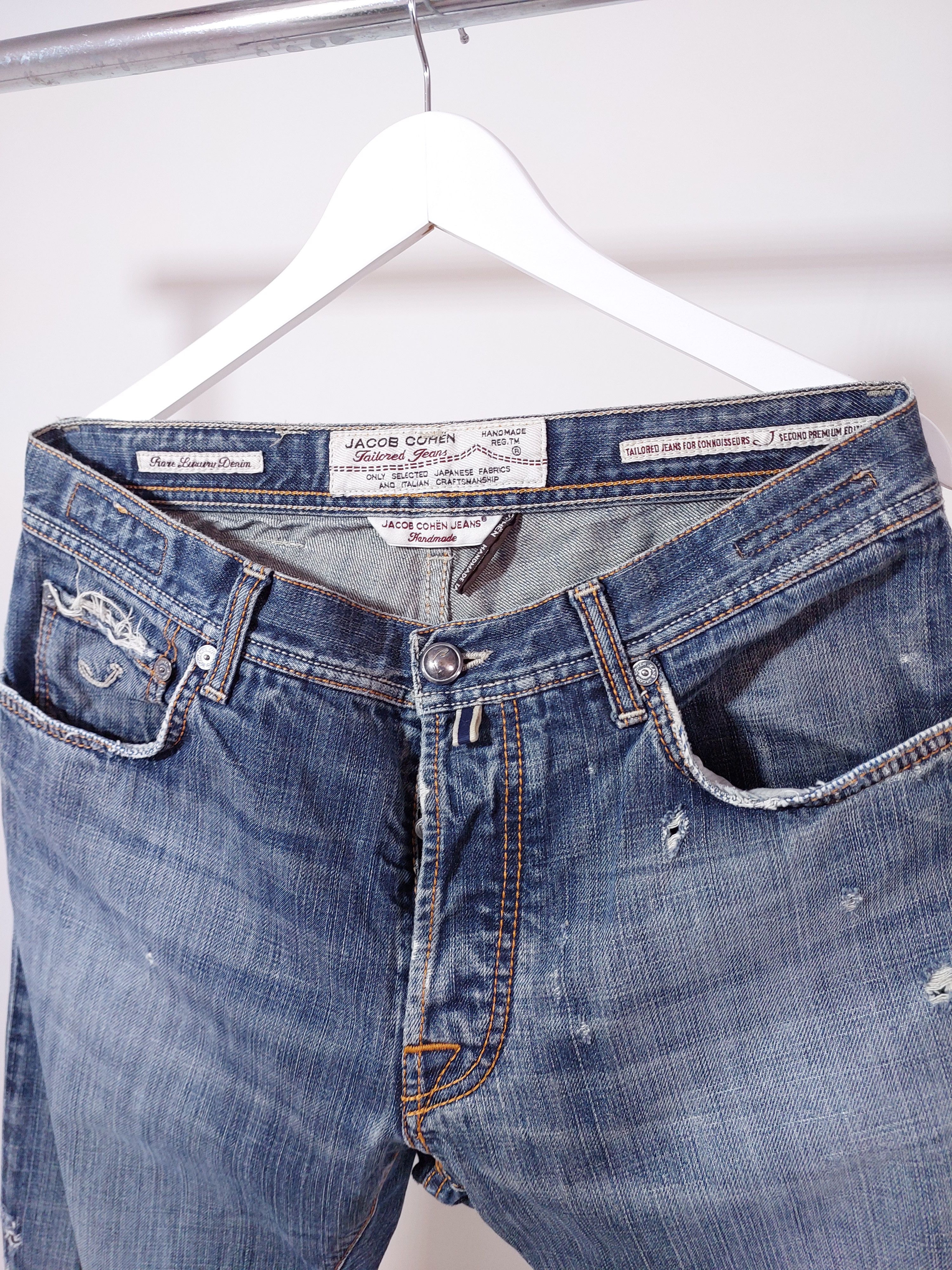 Jacob Cohen Jacob Cohen Mens Jeans 36 Gray Made In Italy Size US 36 / EU 52 - 2 Thumbnail