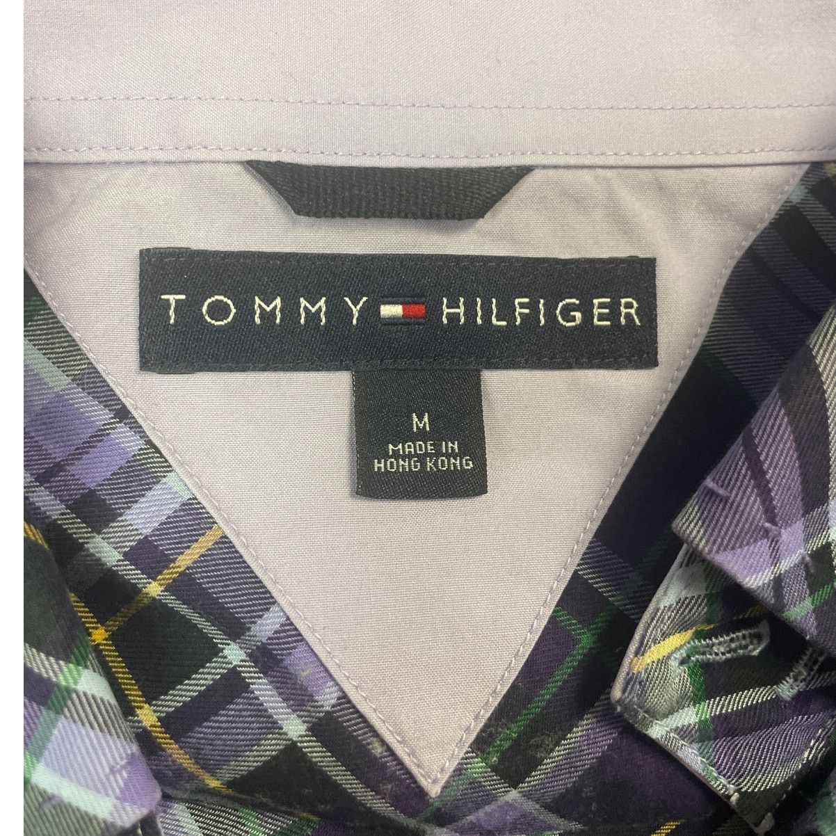 Tommy Hilfiger Tommy Hilfiger Mens Medium Cotton Plaid Button Down Shirt Size US M / EU 48-50 / 2 - 5 Thumbnail