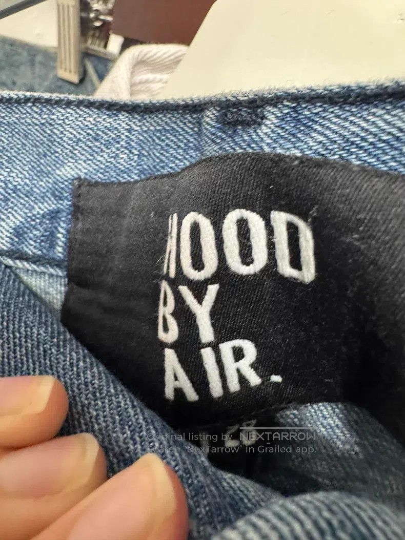 Hood By Air Hood By Air Distressed Blue Denim Mid-thigh Zipper Size US 28 / EU 44 - 4 Thumbnail