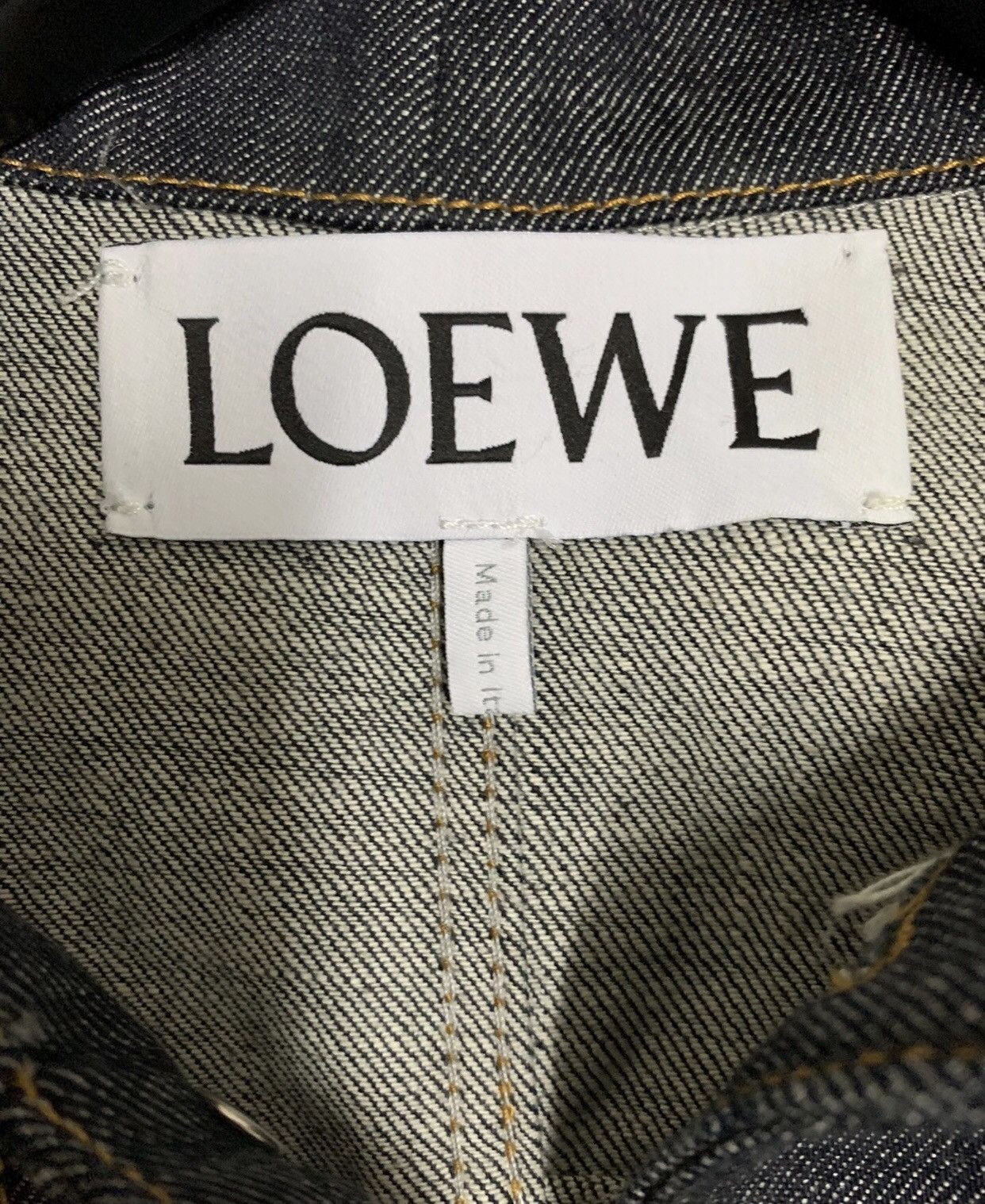 Loewe LOEWE asymmetrical patch denim short jacket2412-Nextarrow Size US S / EU 44-46 / 1 - 3 Thumbnail