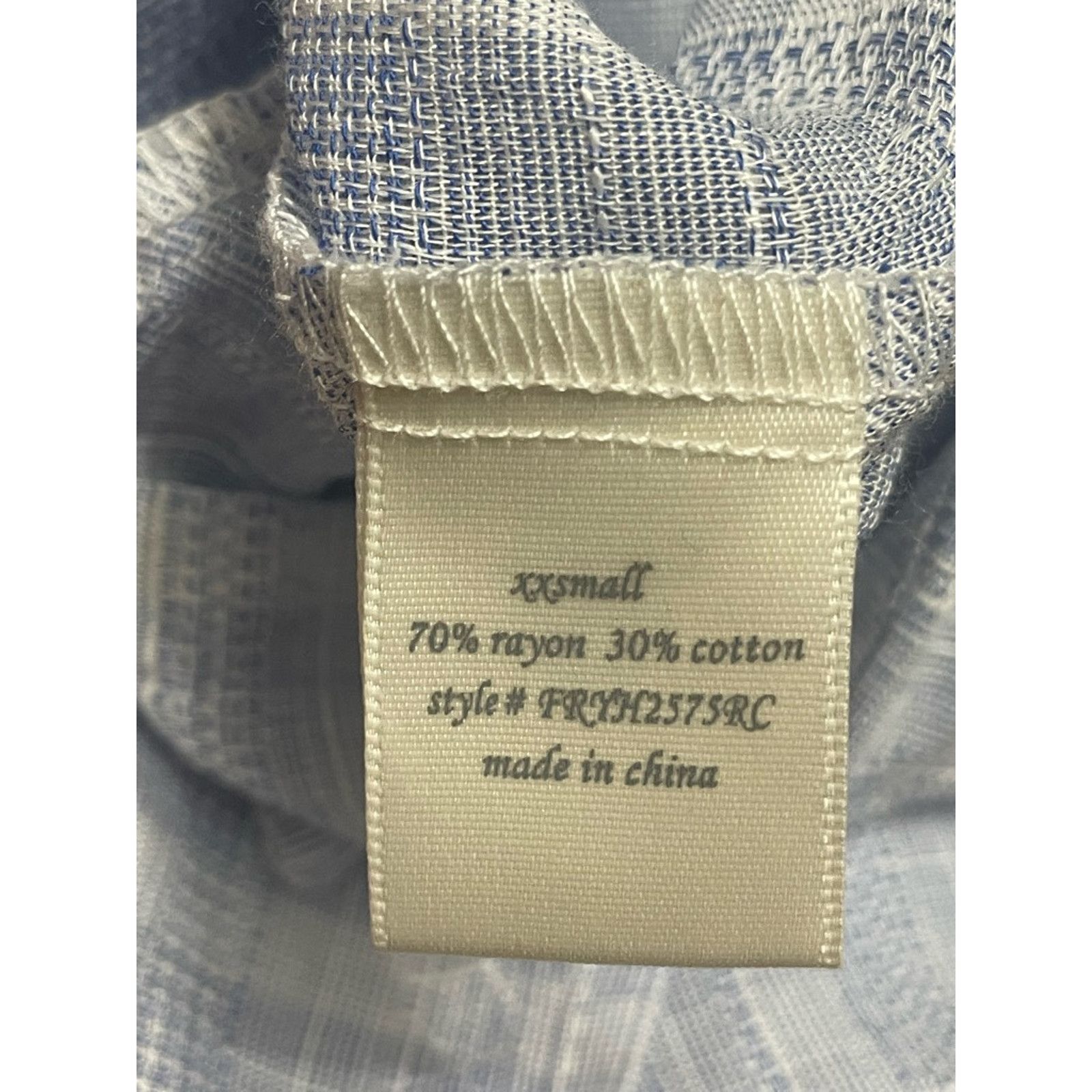Other Harper Draped Blouse HighLow Stripe Sleeveless BlueWhite XXS Size XXS / US 00 / IT 34 - 8 Thumbnail