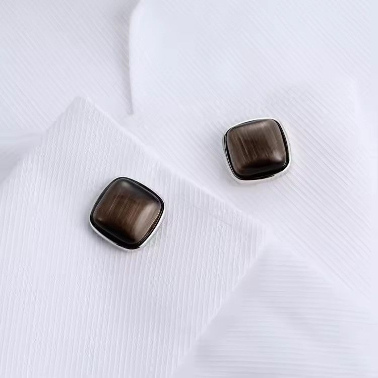 Jewelry SQUARE Cufflinks For Men Size ONE SIZE - 1 Thumbnail