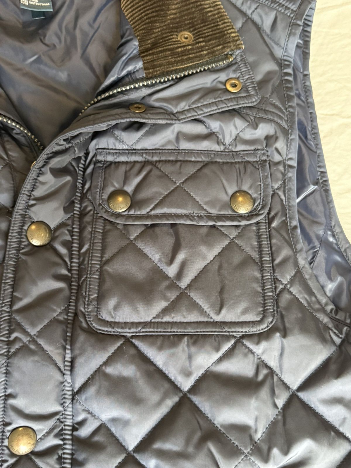 Polo Ralph Lauren Polo Ralph Lauren Diamond Quilted Vest - Navy Size US M / EU 48-50 / 2 - 4 Thumbnail
