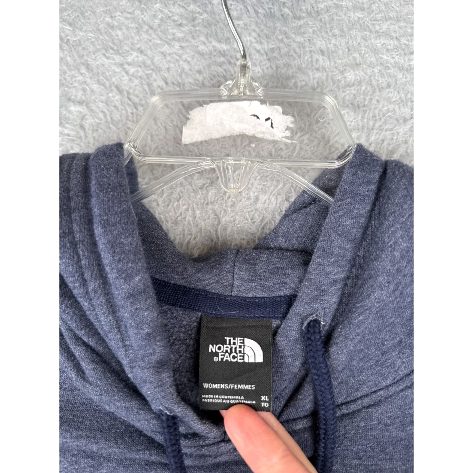 The North Face The North Face Hoodie Womens Extra Large Blue Pullover Pockets Cotton Size XL / US 12-14 / IT 48-50 - 7 Thumbnail