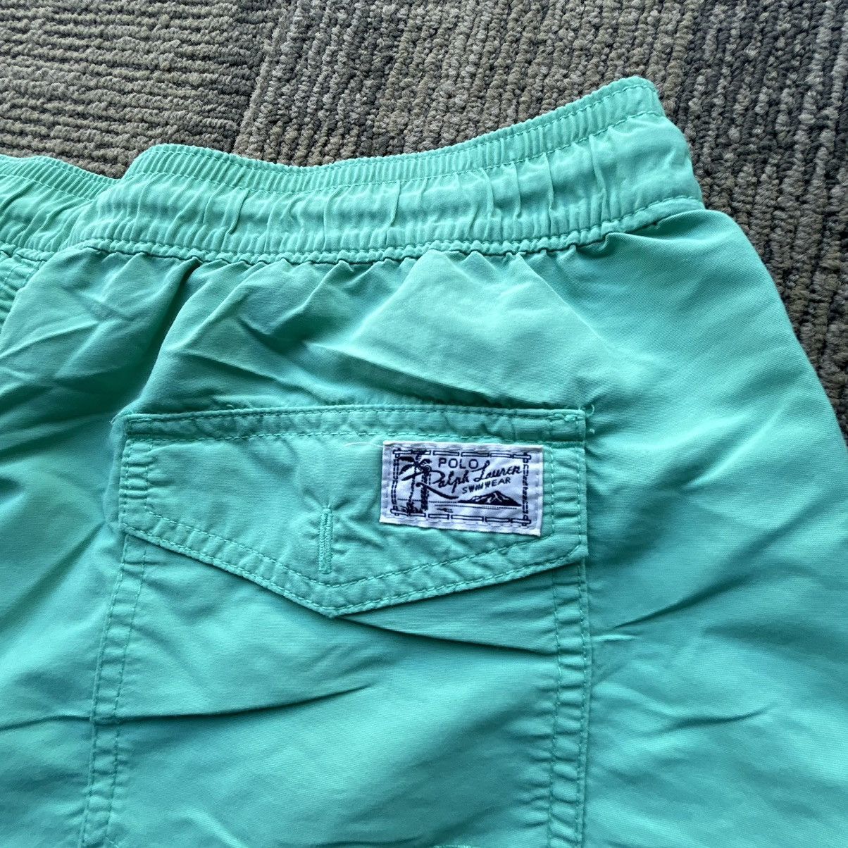 Polo Ralph Lauren Polo Ralph Lauren Light Turquoise Pink Pony Board Shorts Size US 36 / EU 52 - 8 Thumbnail