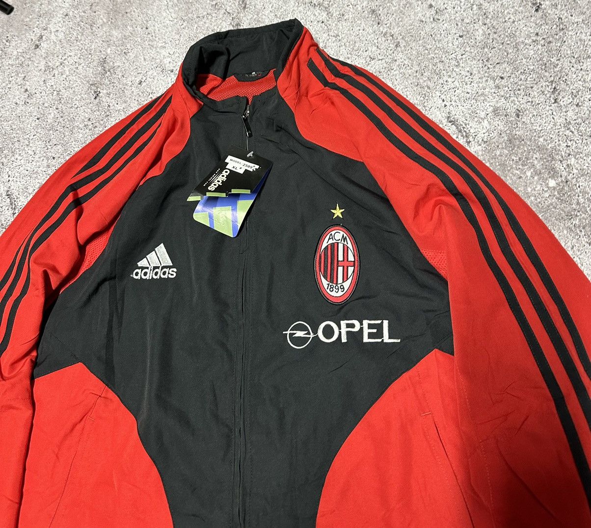 Japanese Brand Vintage Adidas AC Milan 2000s Traning Track Suit Y2K Japan Size US XL / EU 56 / 4 - 8 Thumbnail
