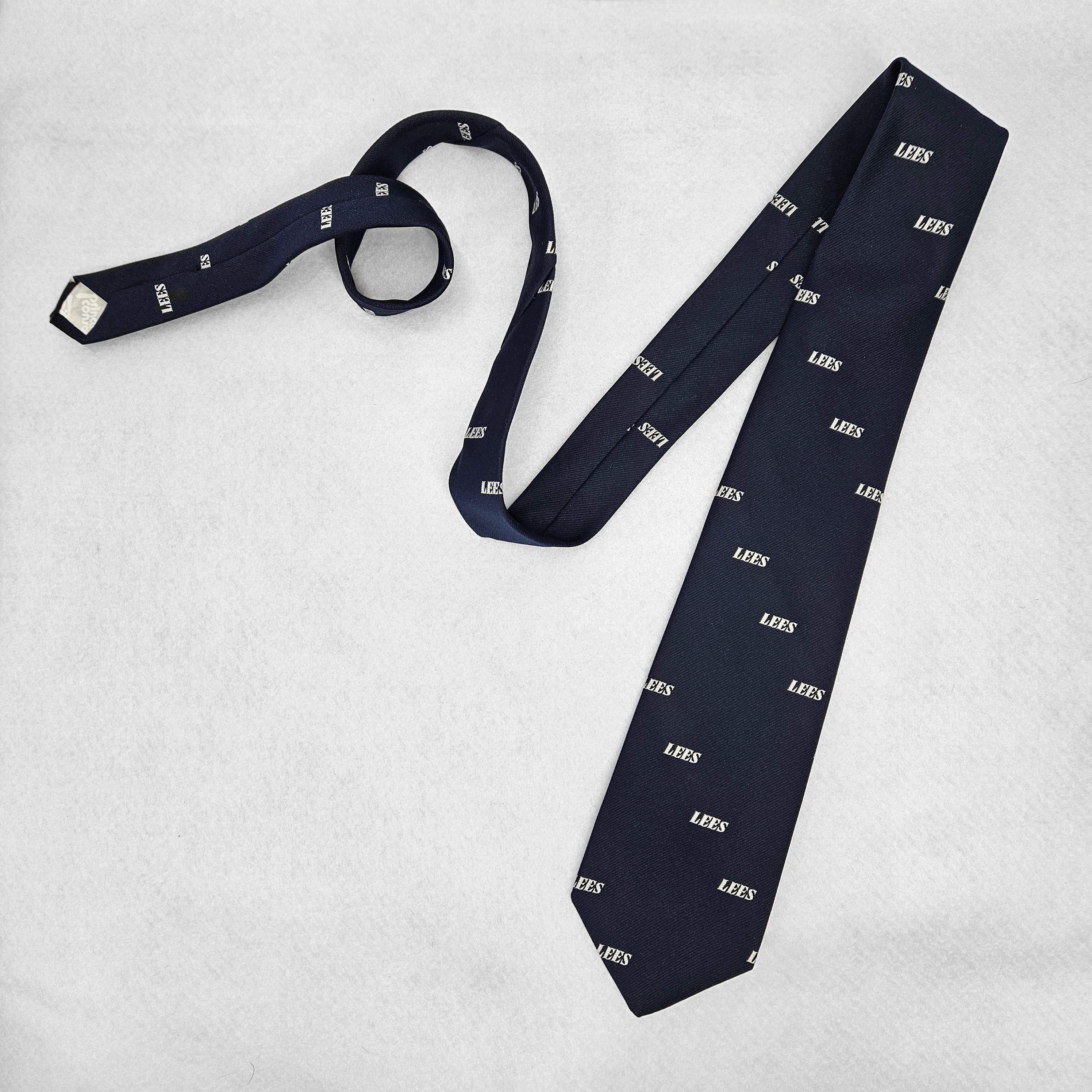 Other Prince Consort 54x3.25" LEES Necktie Tie Vintage Navy Logo Size ONE SIZE - 5 Thumbnail