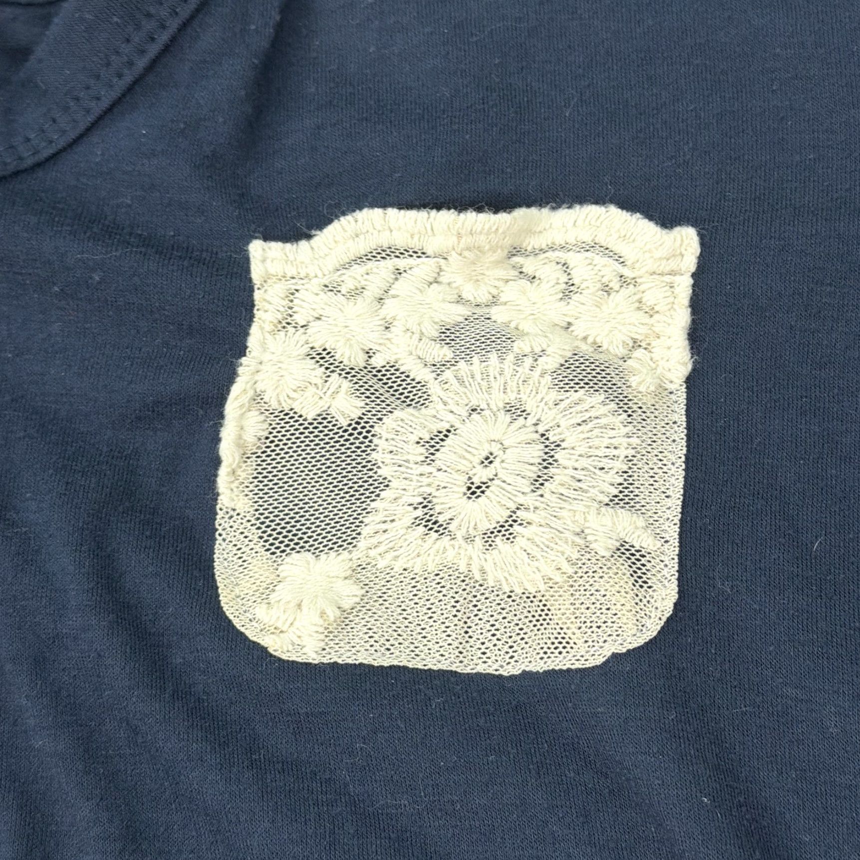 Vintage **Justify T-Shirt Womens Juniors XL Navy Blue V-Neck Casual Top** User: Justify T-Shirt Womens Juniors XL Navy Blue V-Neck Casual Top Size XL / US 12-14 / IT 48-50 - 2 Thumbnail