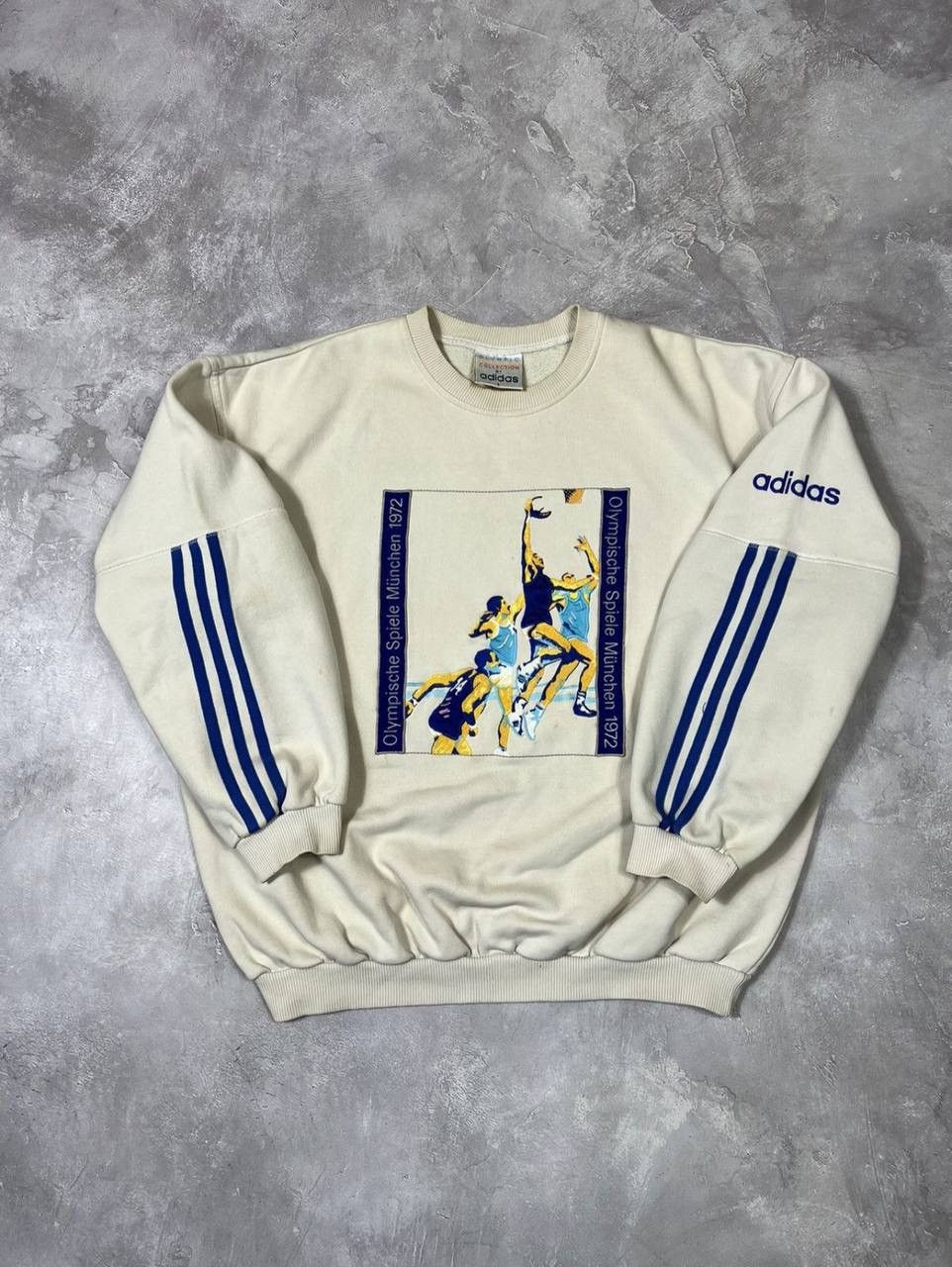 Adidas × Vintage Vintage Adidas Olimpic Games Munchen 72 Sweatshirt Size US L / EU 52-54 / 3 - 4 Thumbnail