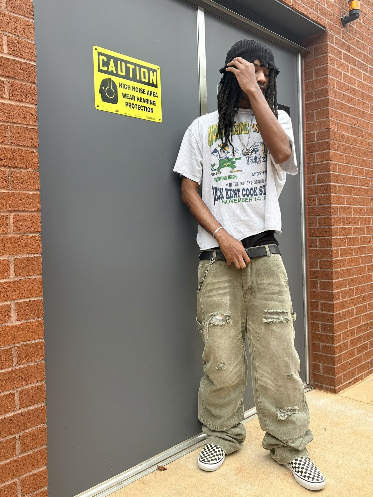 Supreme SalvationNeverDies Distressed Double Knees 1:2 | Grailed
