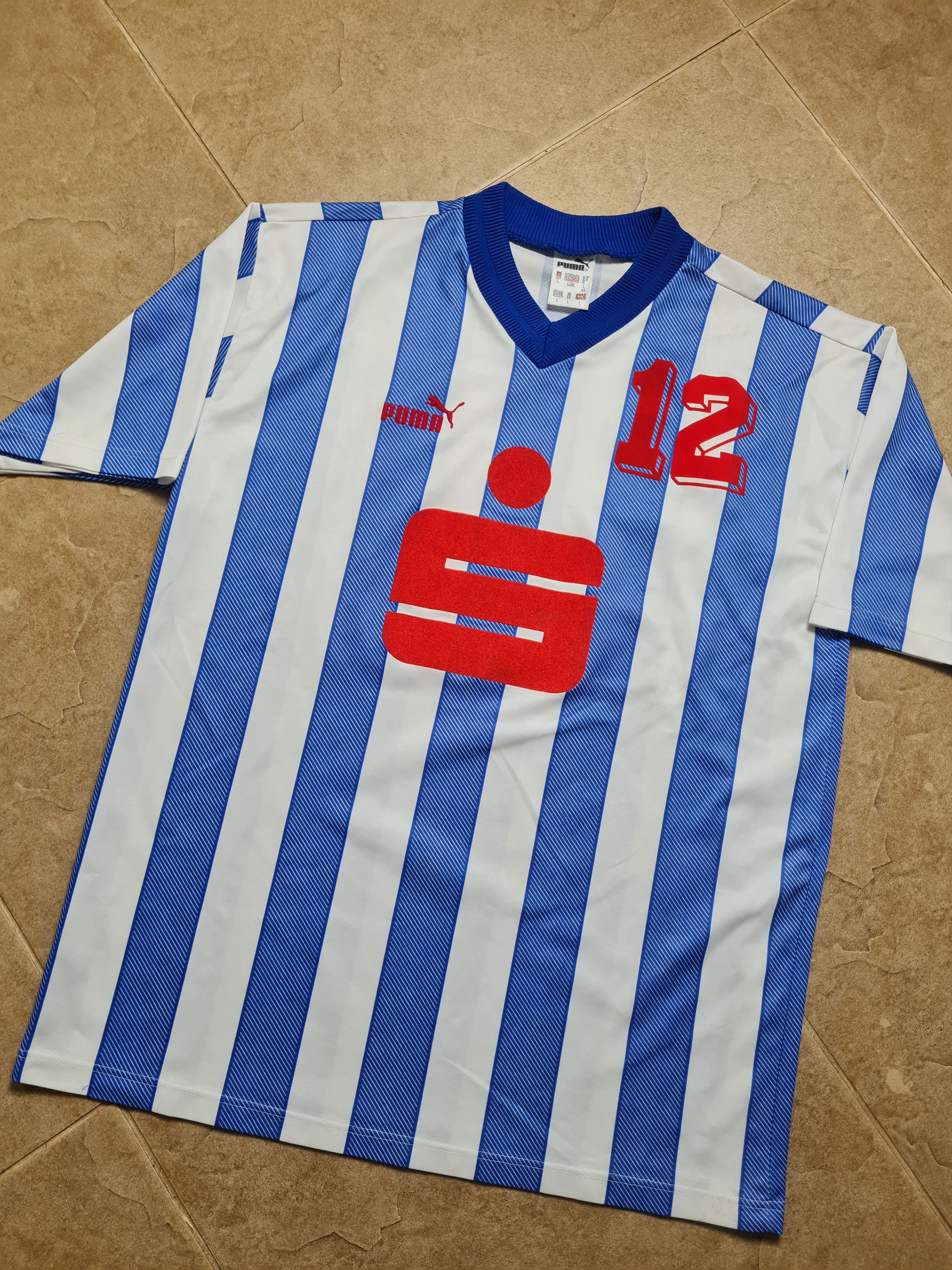 Puma Football Jersey Puma1980-1990x Soocer Rare Archive T-Shirts Size US L / EU 52-54 / 3 - 7 Thumbnail