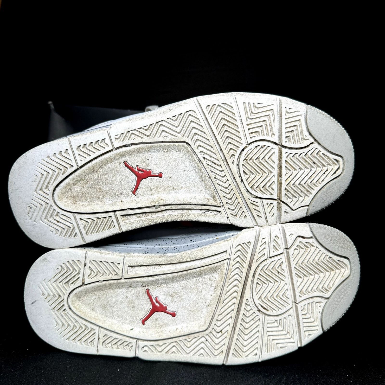Jordan Brand × Nike Size 5 - Nike Air Jordan 4 Retro GS White Oreo Men's Shoes Size US 5 / EU 37 - 7 Thumbnail