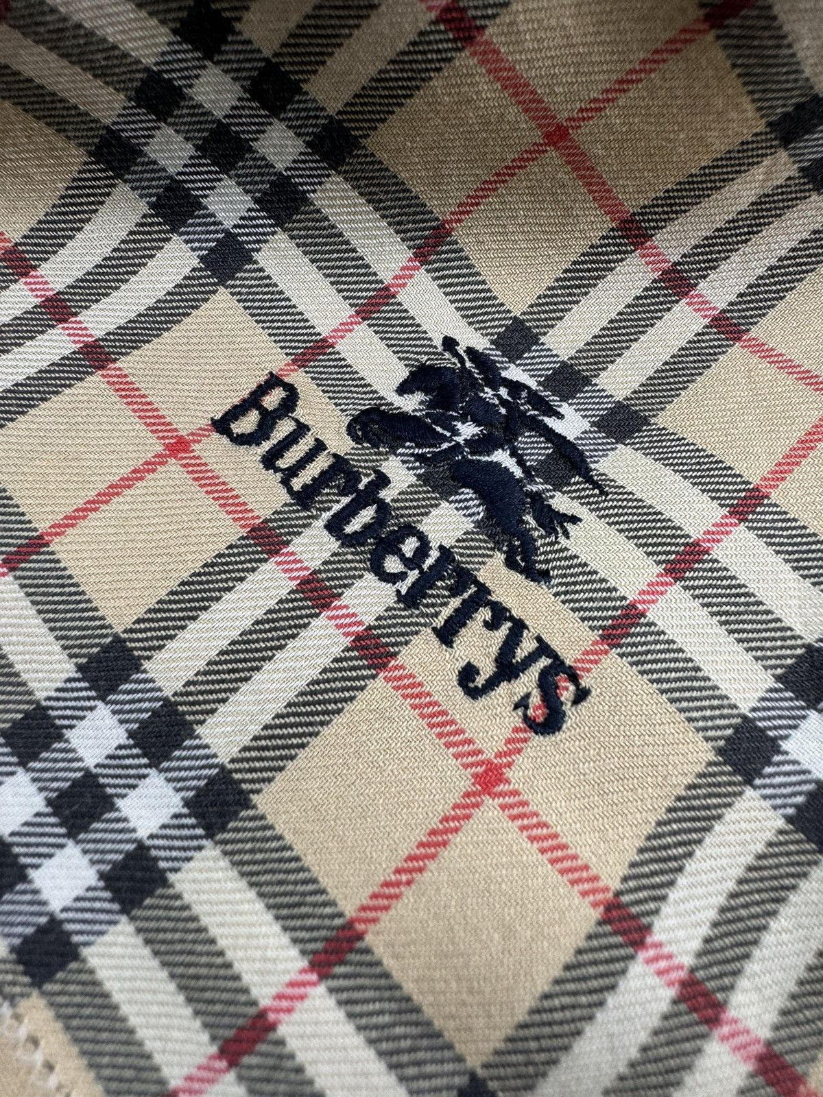 Burberry Burberrys Vintage Checkered Handkerchief Size ONE SIZE - 3 Thumbnail