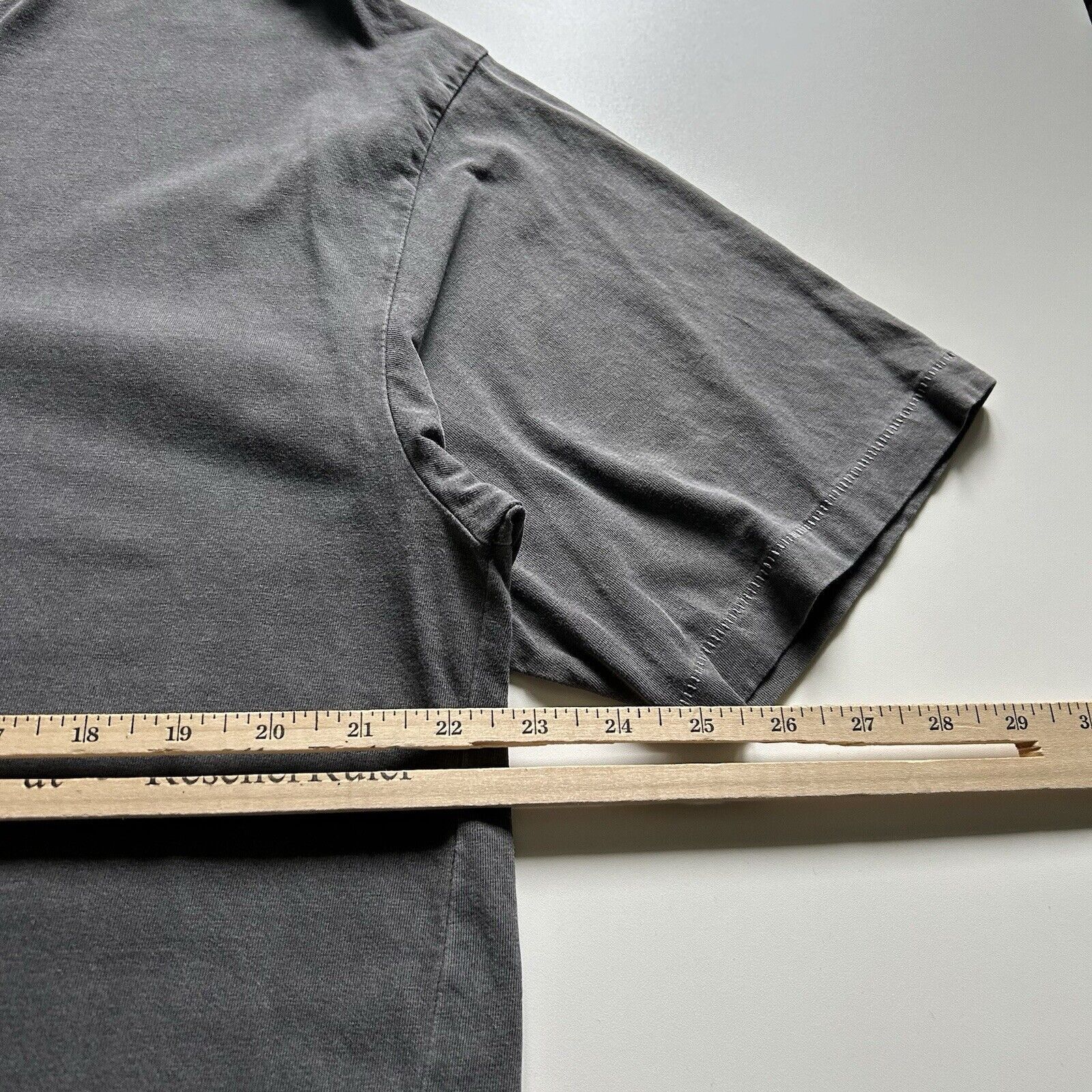 Vintage Vintage Y2K Faded Blank Charcoal Gray Basic T Shirt XL Rare Size US XL / EU 56 / 4 - 5 Thumbnail