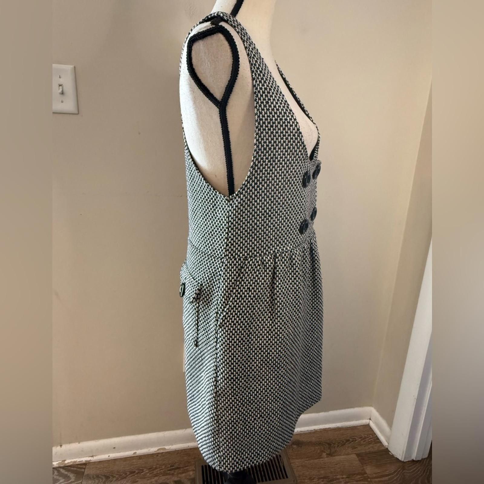 Other Yumi Kim wool blend sleeveless mini dress black & white SZ M Size M / US 6-8 / IT 42-44 - 2 Thumbnail