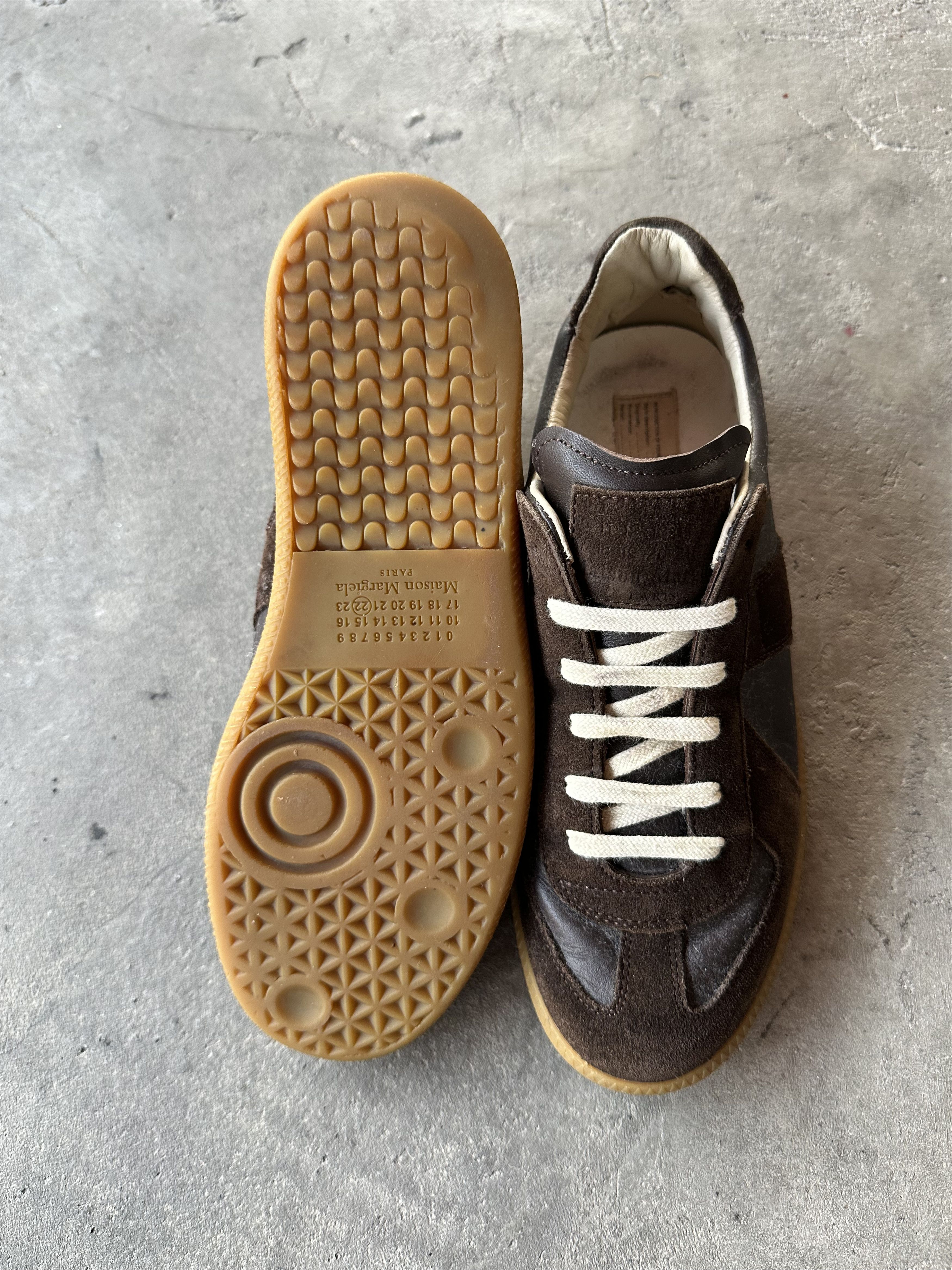 Maison Margiela Maison Margiela Replica Low Brown Sneaker Size US 7 / EU 40 - 2 Thumbnail