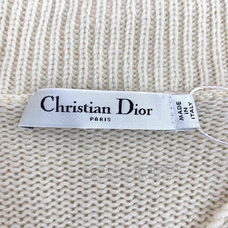 Dior Dior 22 beige five-pointed star letter inlaid cashmere lac Size XS / US 0-2 / IT 36-38 - 5 Thumbnail