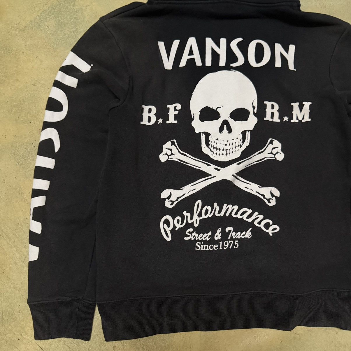 Vanson Leathers Vanson Leather Big Skull Logo Zipper Hoodie Sweater Size US M / EU 48-50 / 2 - 5 Thumbnail