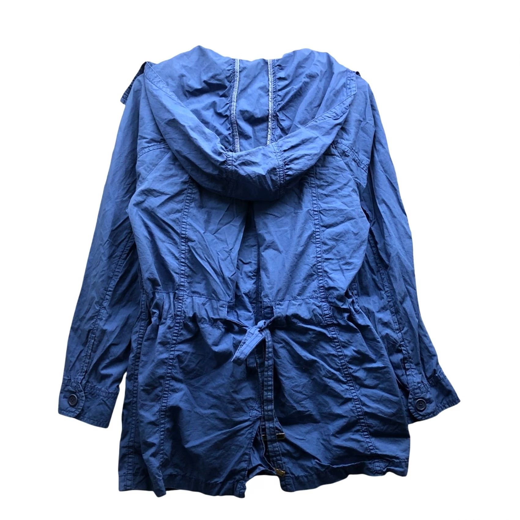 Juicy Couture Juicy Couture Parka Hooded Jacket Women S Long Sleeve Pocket Blue Parka Jacket S Womens Juicy Couture Size S / US 4 / IT 40 - 5 Thumbnail