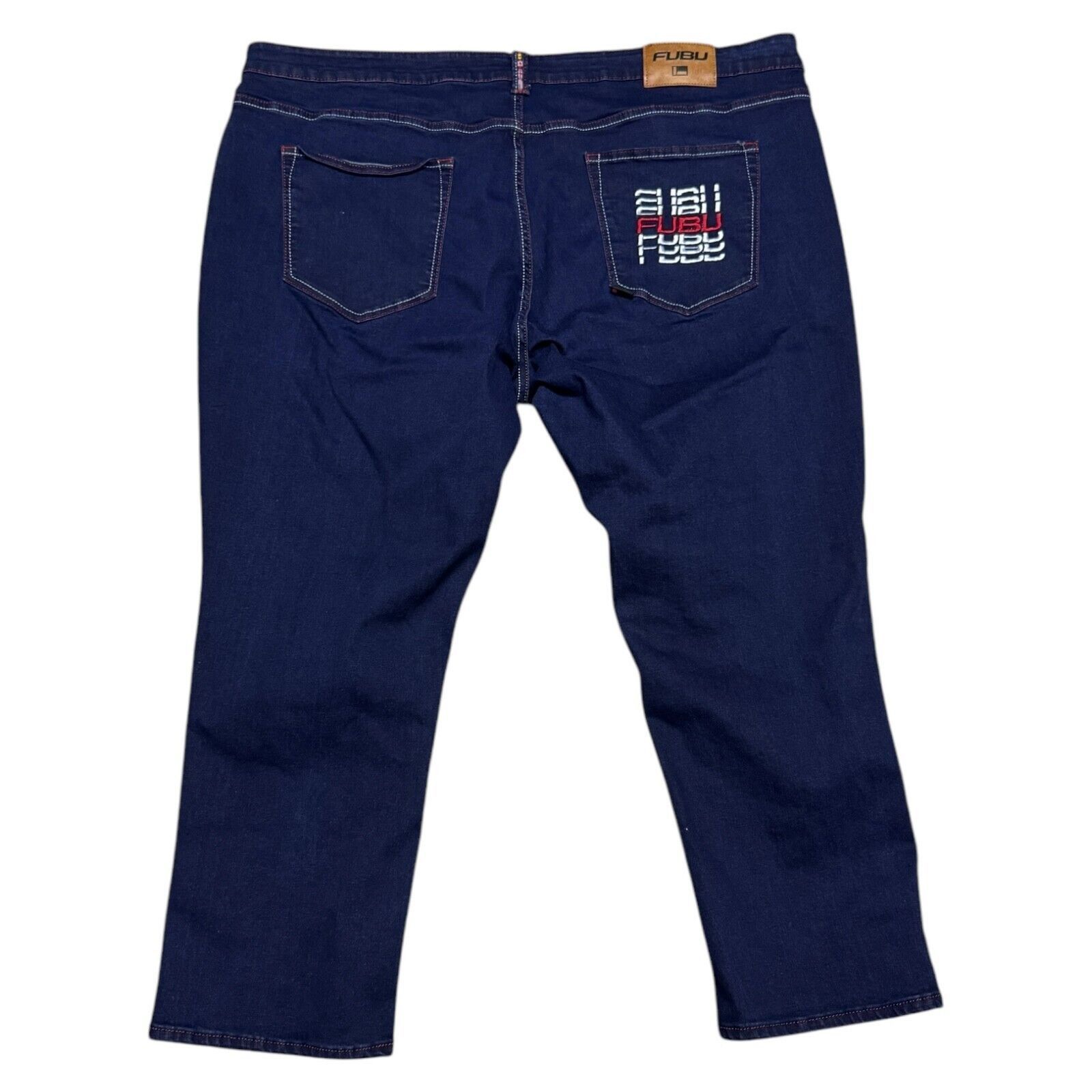 Fubu FUBU Vintage Y2K Designer Streetwear Denim Jeans 48x30 Size US 44 / EU 60 - 1 Thumbnail