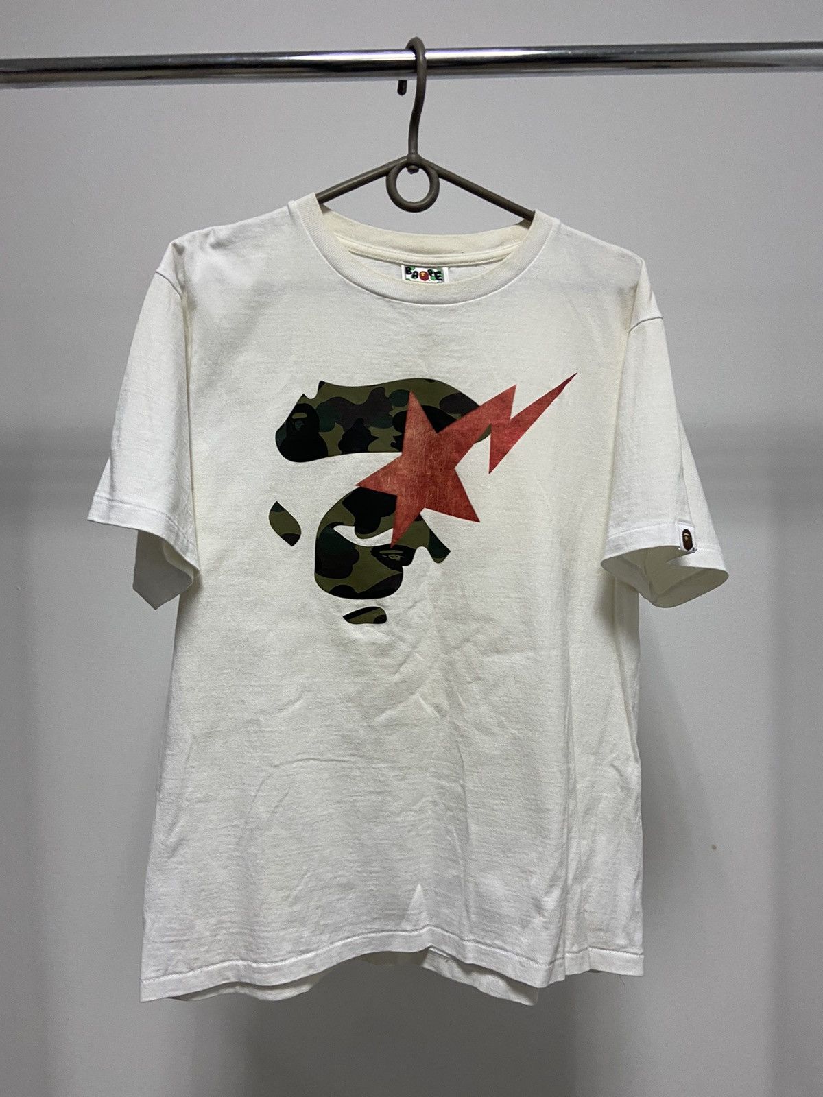 Bape Bape ape face sta vintage big logo Size US M / EU 48-50 / 2 - 1 Thumbnail