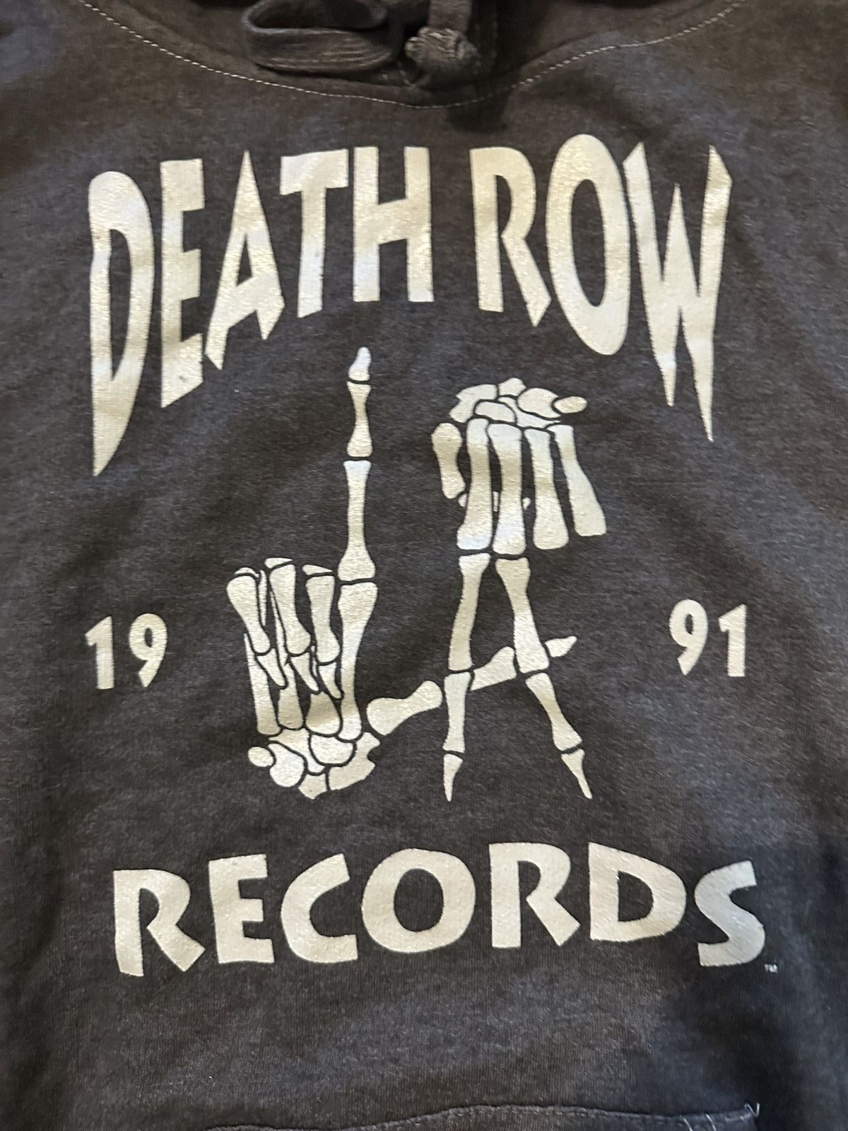 Death Row Records Death Row Records Gray logo hoodie S Size US S / EU 44-46 / 1 - 2 Thumbnail