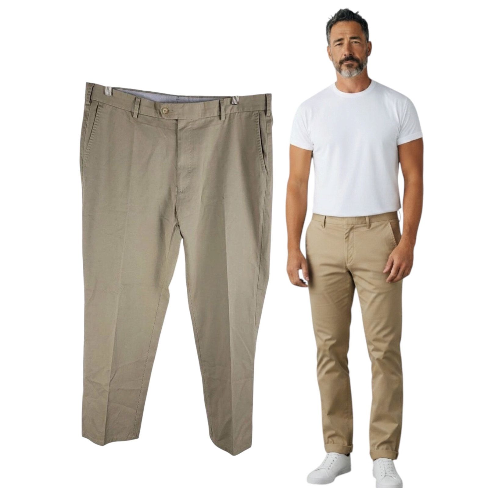 Peter Millar Peter Millar Core Raleigh Washed Twill Pants Straight Leg 38 Size US 38 / EU 54 - 1 Thumbnail