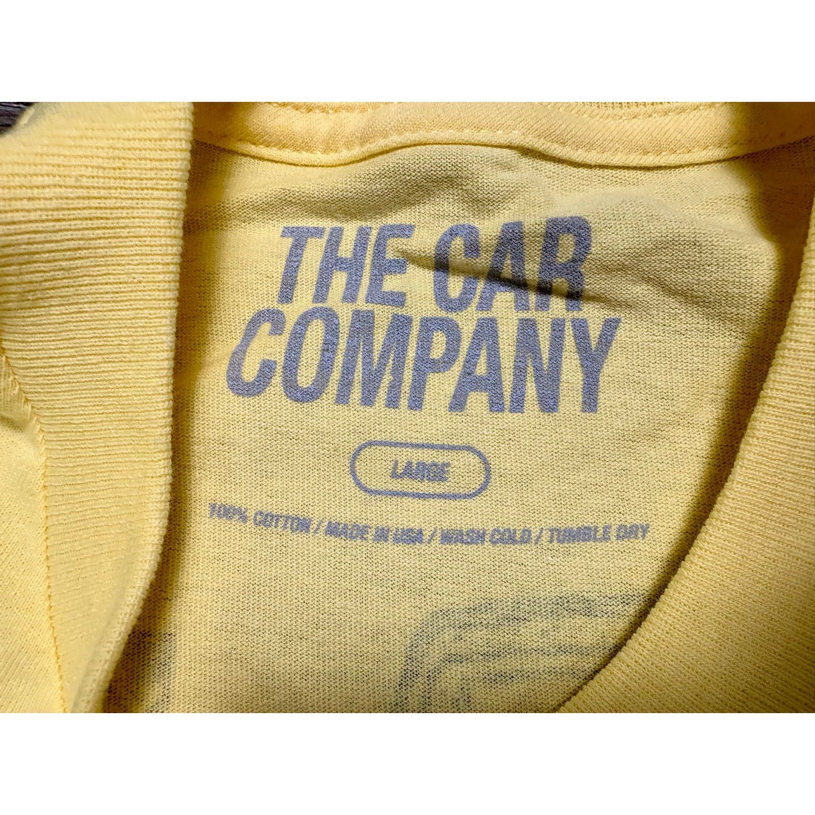 Other New The Car Company Yellow 100% Cotton T-Shirt Size L Size US L / EU 52-54 / 3 - 5 Thumbnail