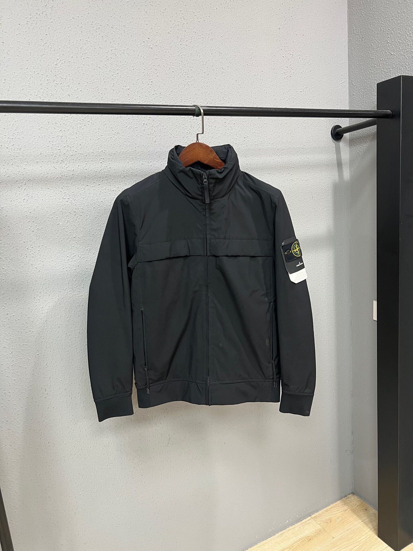 Stone Island Stone Island Black Cotton Jacket Size S Size US S / EU 44-46 / 1 - 1 Thumbnail