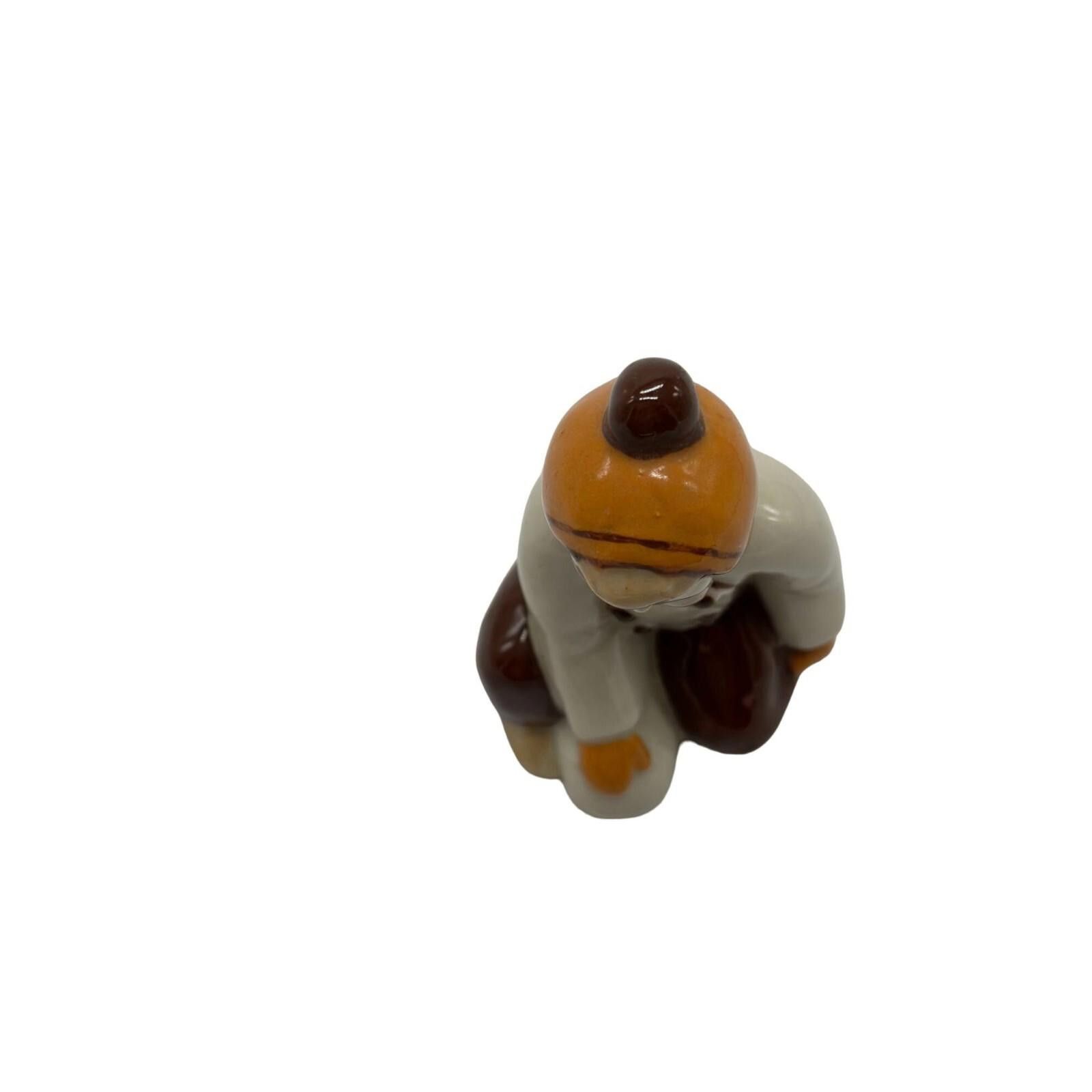 Unknown London Vintage Snowball Boy Figurine Christmas Decoration 4" Size ONE SIZE - 2 Thumbnail