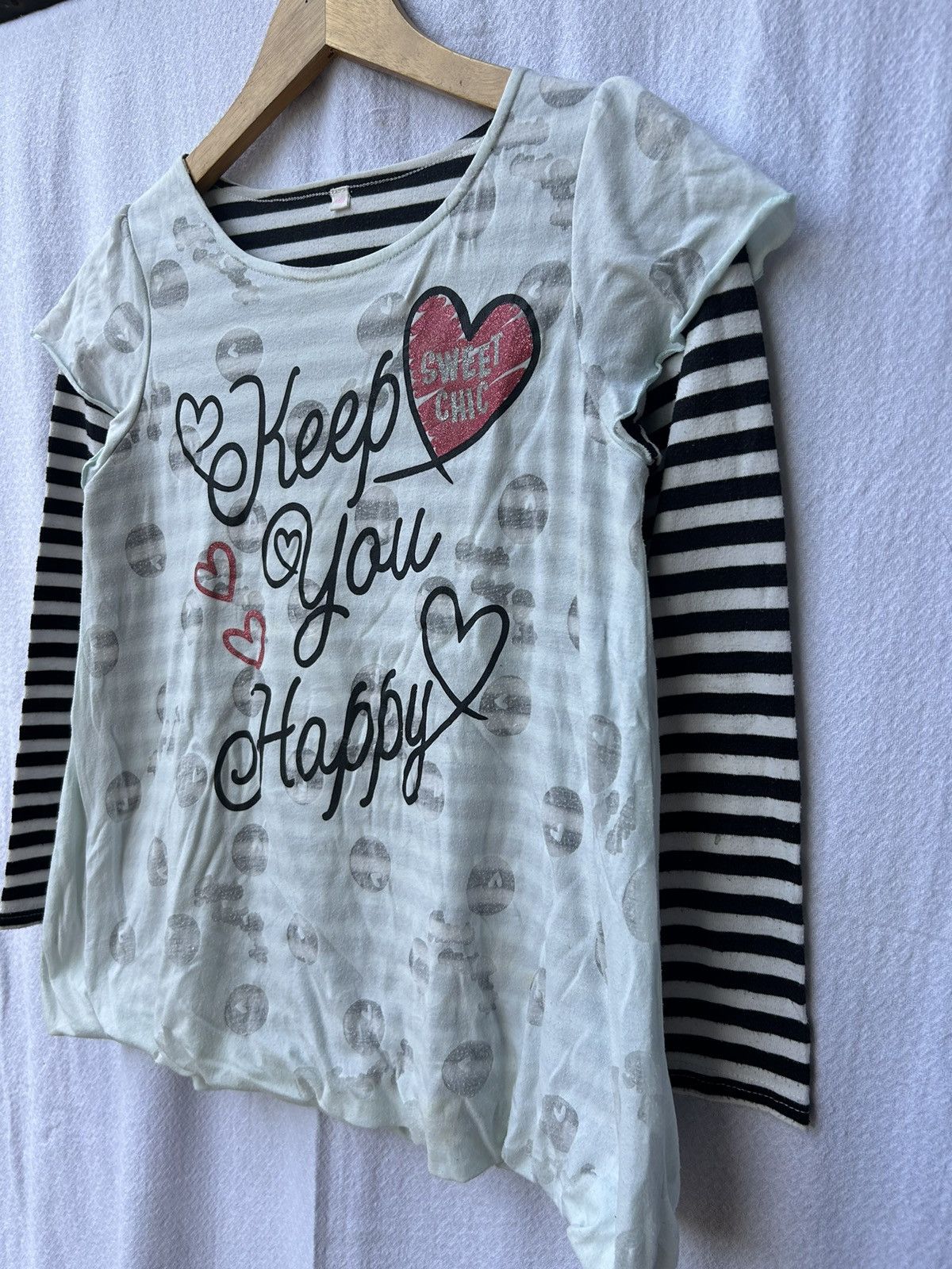 Beauty Beast × Hysteric Glamour × Japanese Brand Striped japanese double layer longsleeve Size US S / EU 44-46 / 1 - 4 Thumbnail