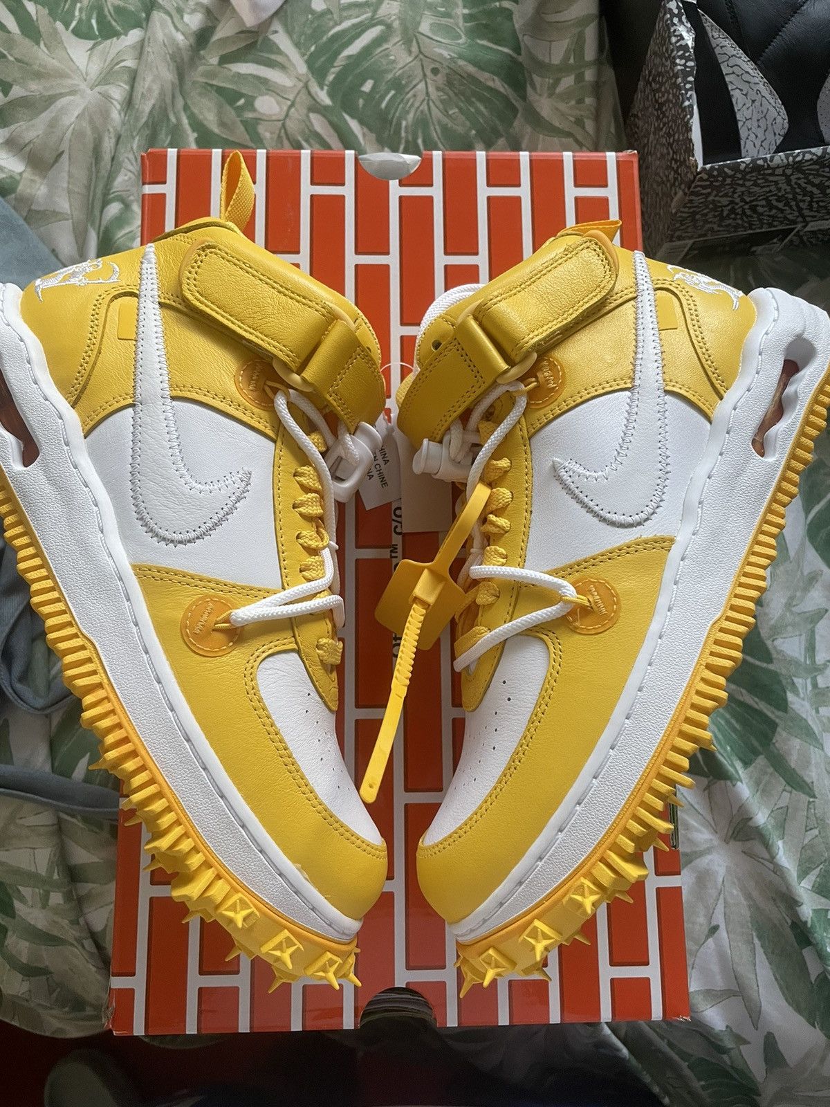 Nike × Off-White Nike Air Force Mid Off-White Varsity Maze Size US 8.5 / EU 41-42 - 3 Thumbnail