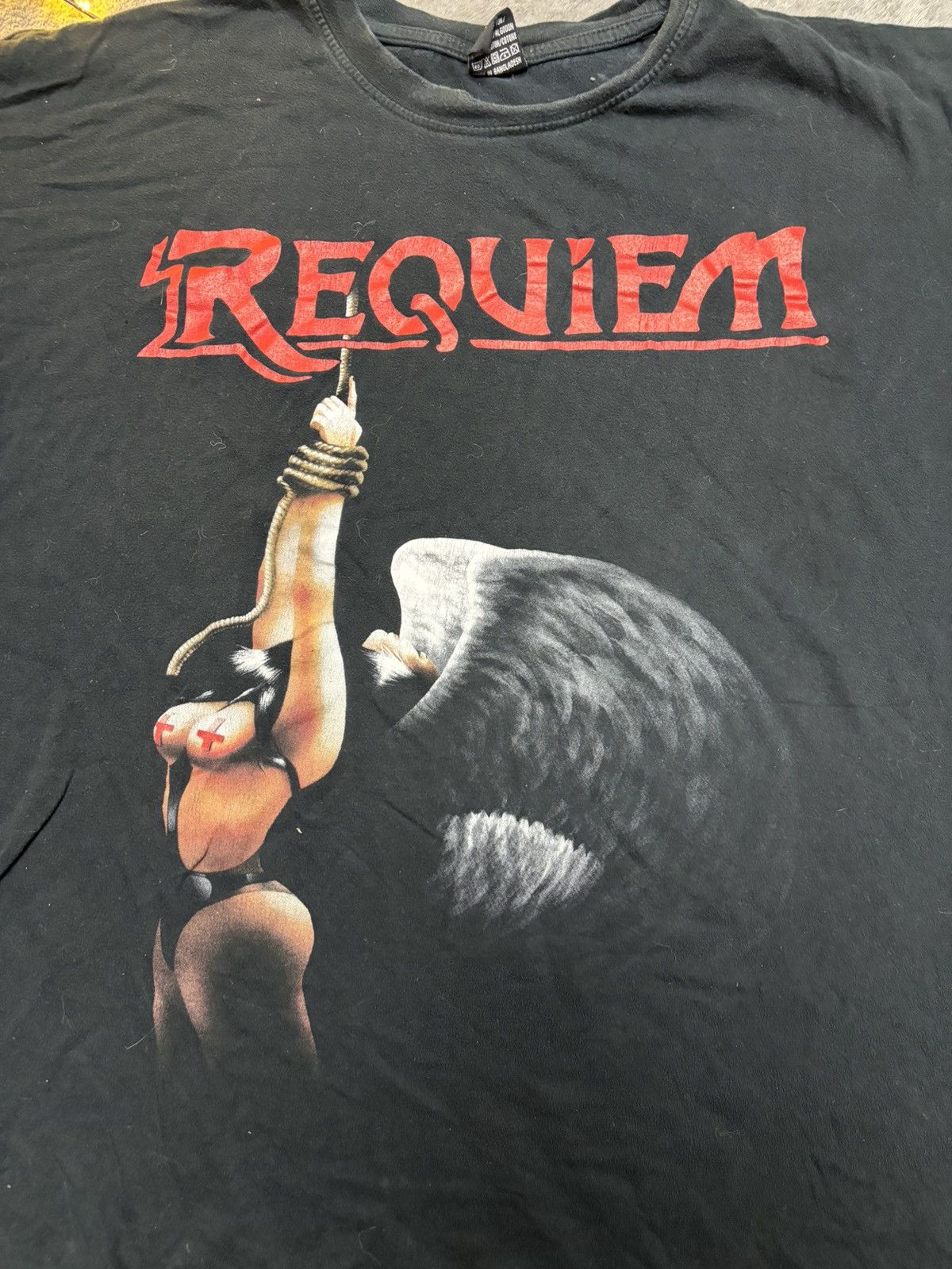 Band Tees × Vintage KORN Requiem White Band Tee Shirt Merch Size US L / EU 52-54 / 3 - 3 Thumbnail
