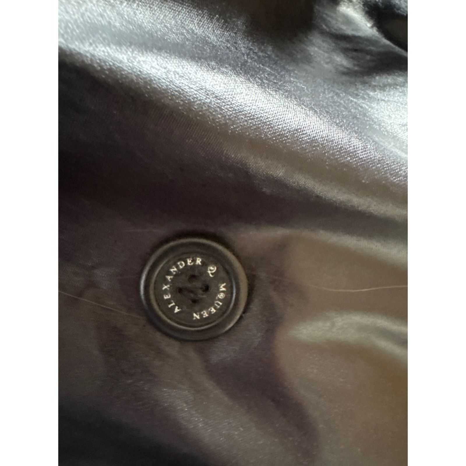Alexander McQueen Alexander McQueen Black Faux Leather TrenchCoat Madein Italy Size XXL / US 16-18 / IT 52-54 - 7 Thumbnail