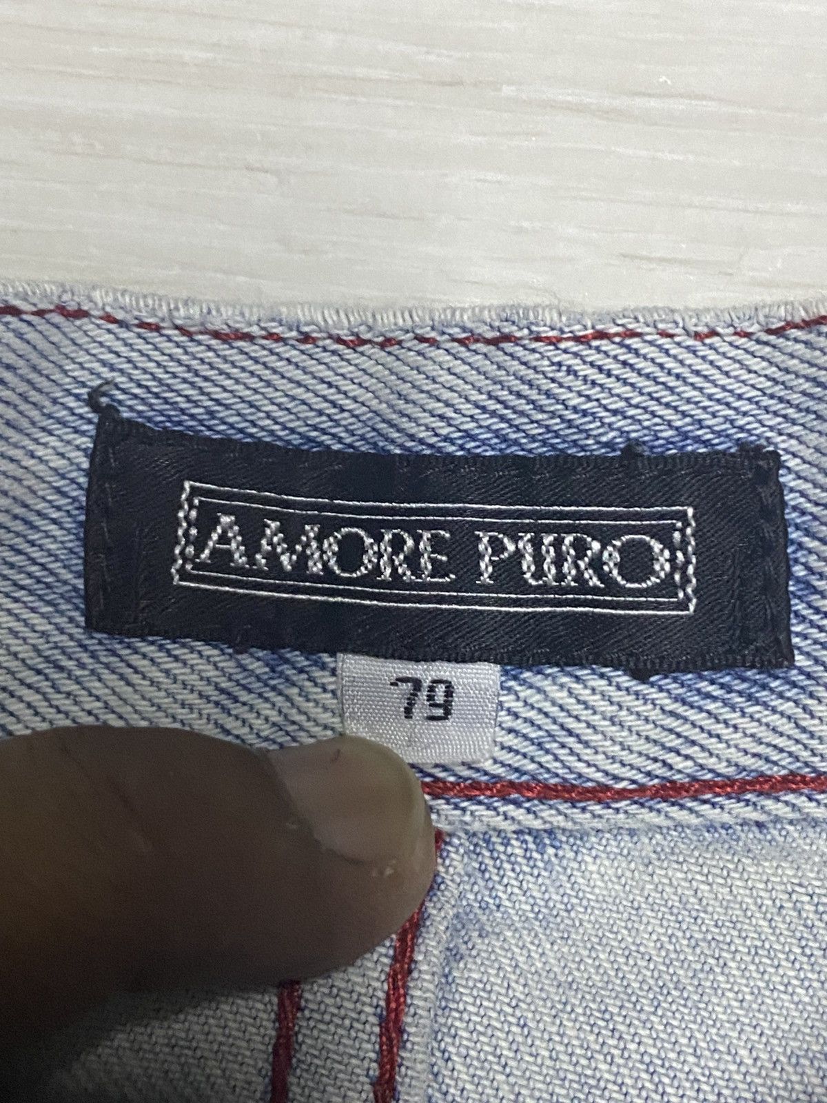 JNCO Vintge Japanese Amore Puro Faded Wash Carpenter Baggy Jeans Size US 30 / EU 46 - 18 Thumbnail
