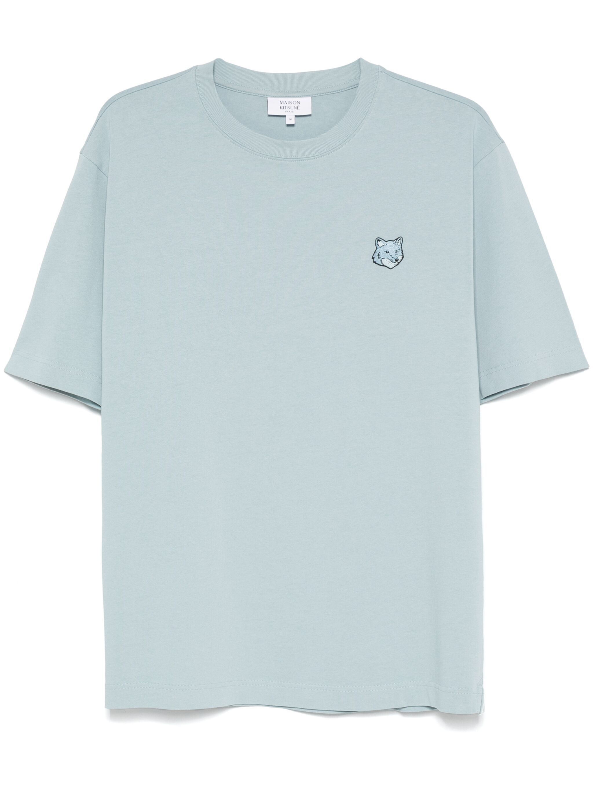 Maison Kitsune o1s22i1n1124 Oversized Bold Fox Head T-Shirt in Light Blue Size US L / EU 52-54 / 3 - 1 Thumbnail