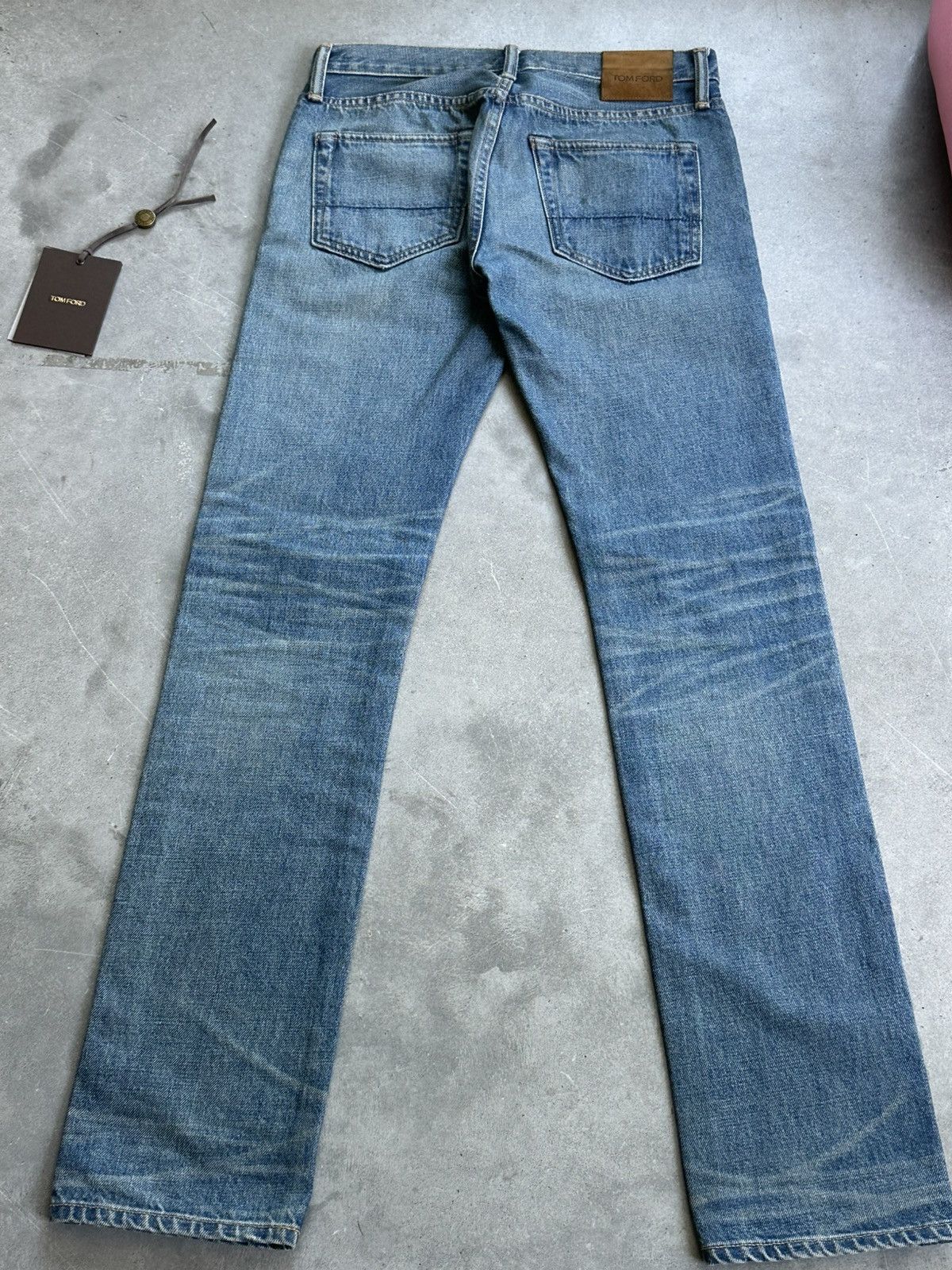 Tom Ford Tom ford jeans selvedge blue washed faded Size US 29 - 7 Thumbnail