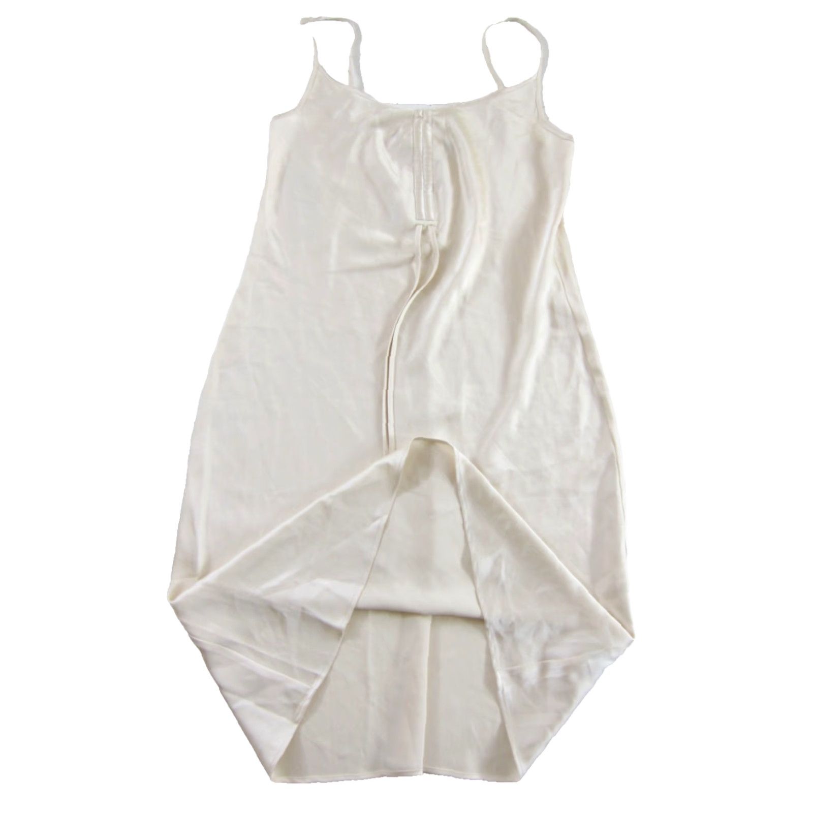 Velvet Velvet Heart Ivory Silky Midi Tank Slip Lingerie Nightgown Dress Woman Large Size L / US 10 / IT 46 - 4 Thumbnail