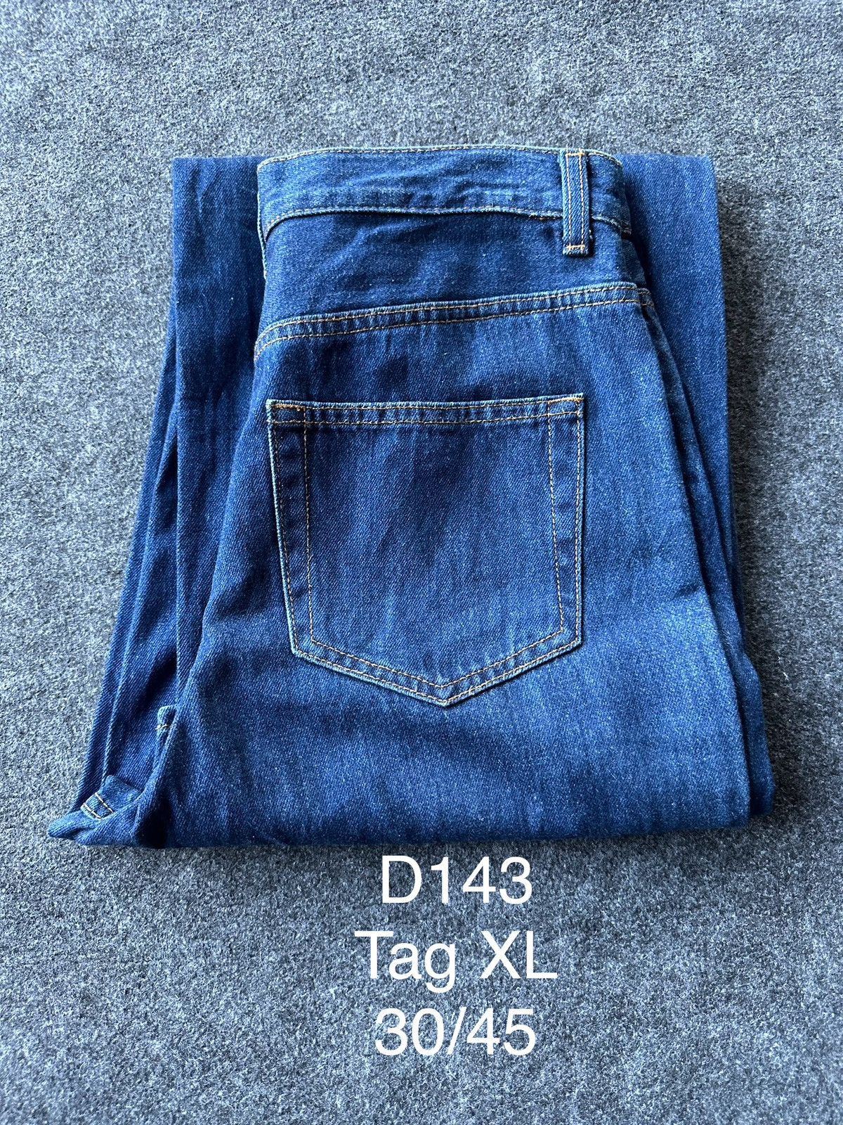 GU × Japanese Brand × Uniqlo Vintage Gu Uniqlo Super Baggy Loose Denim D143 Size US 30 / EU 46 - 12 Thumbnail