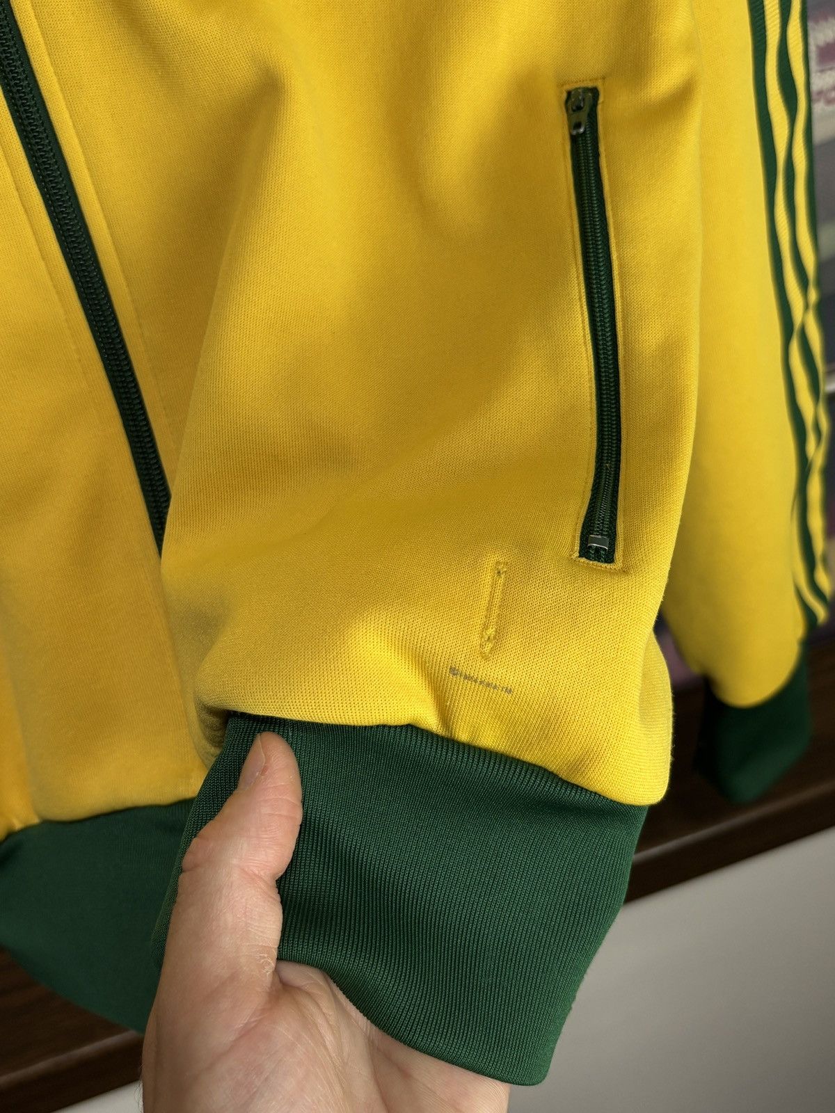 Adidas Vintage Adidas Brasil Fifa World Cup Track Zip Sweatshirt Size US S / EU 44-46 / 1 - 6 Thumbnail