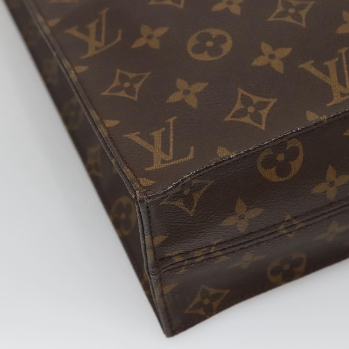 Louis Vuitton LOUIS VUITTON Monogram Sac Plat Hand Bag M51140 Size ONE SIZE - 13 Thumbnail