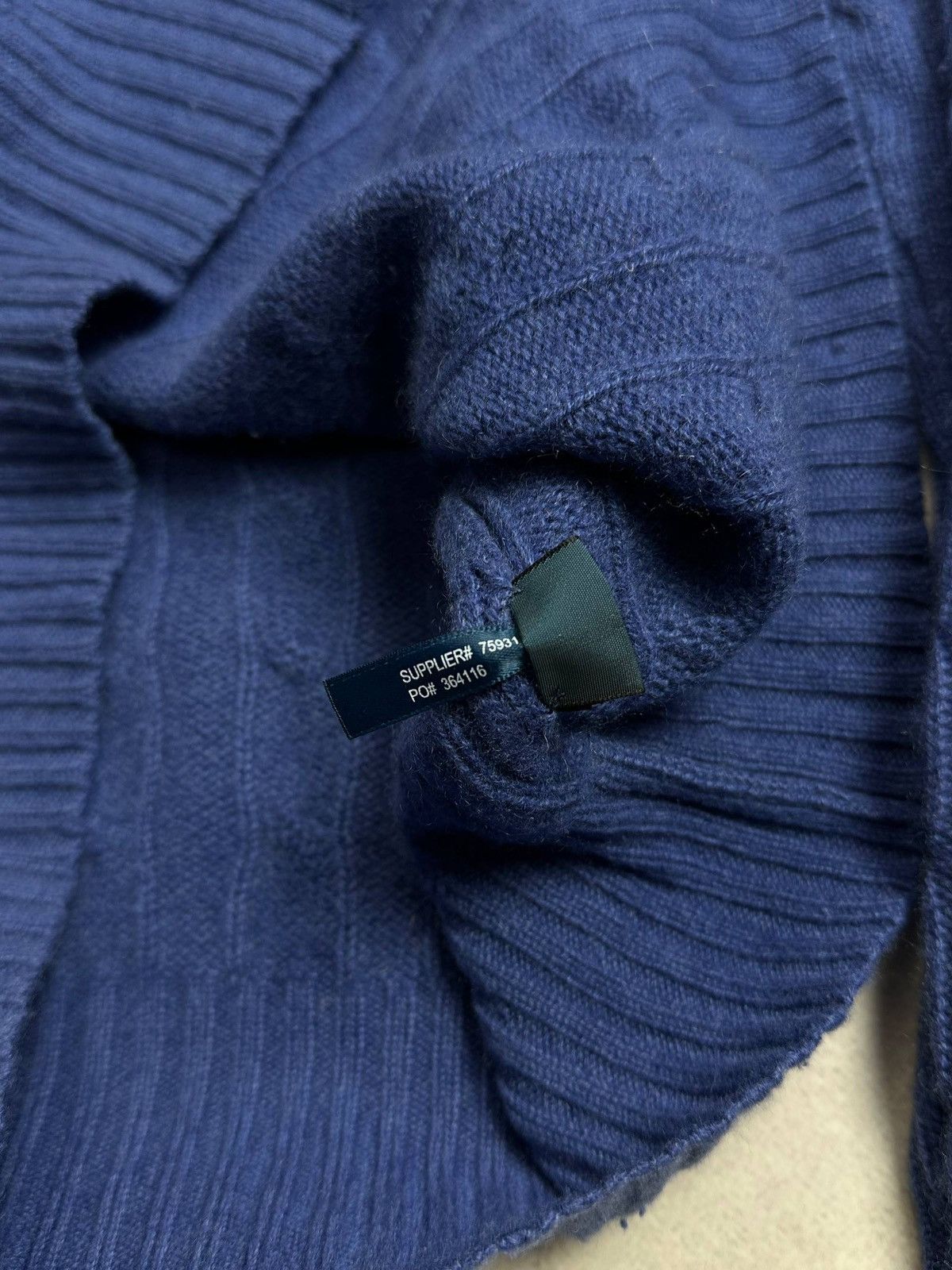 Polo Ralph Lauren Vintage Polo Ralph Lauren RRL Cable Knit Mens Sweater Rare S Size US S / EU 44-46 / 1 - 5 Thumbnail